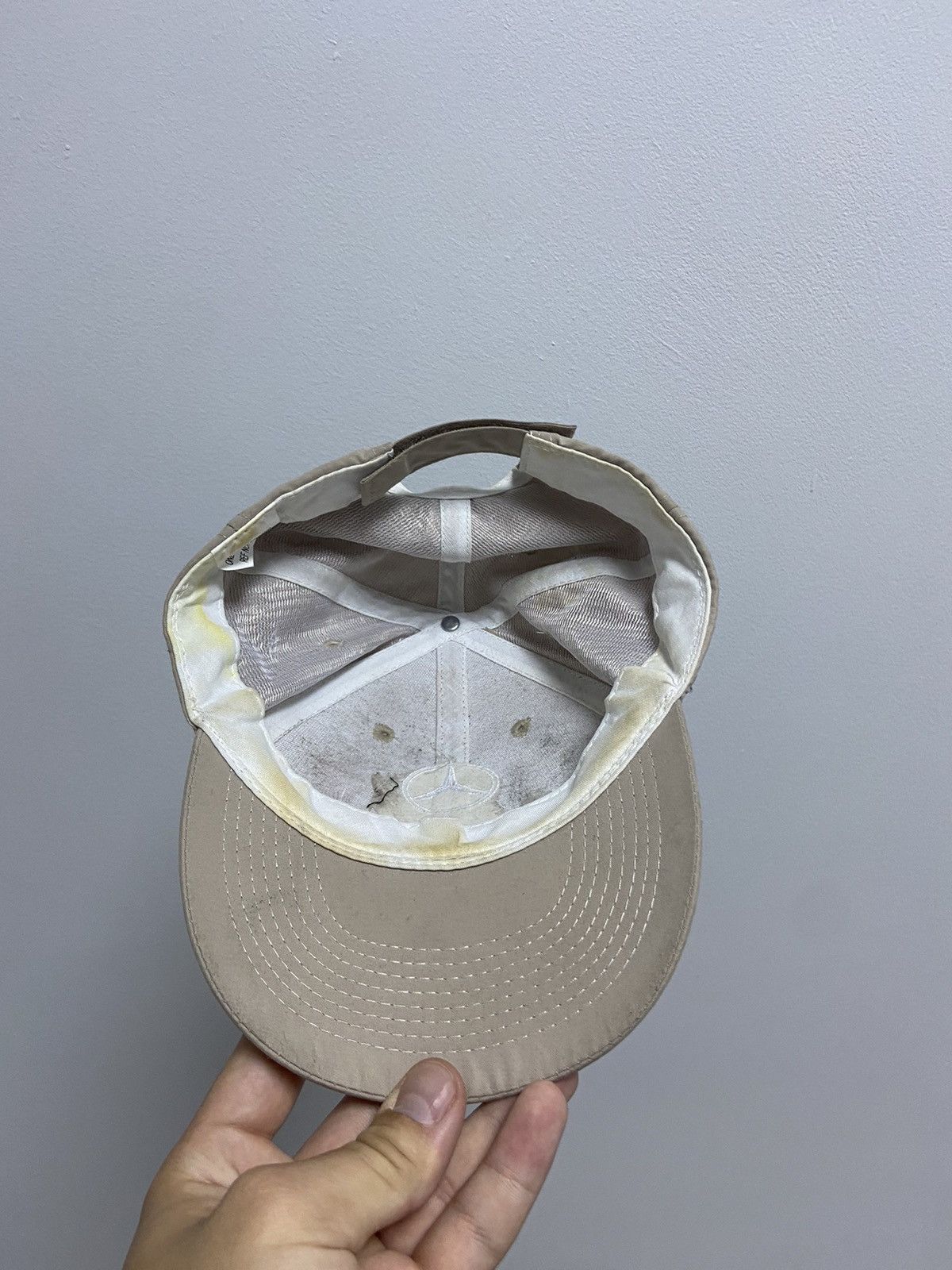 Mercedes-Benz × Vintage Mercedes Benz Cap Hat Vintage Racing Big Logo Nylon Size ONE SIZE - 5 Thumbnail