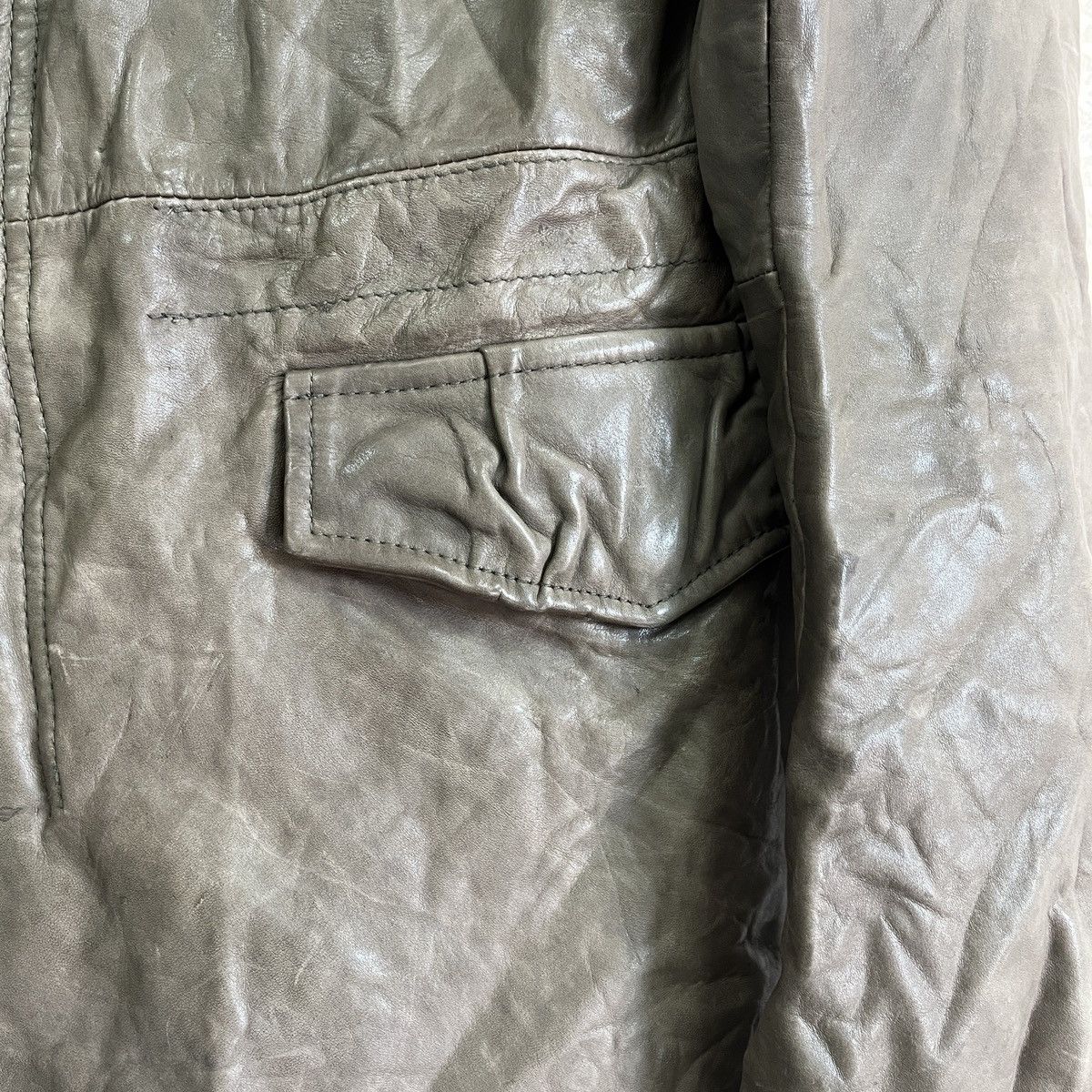 AZ by junhashimoto × Freewheelers × junhashimoto Jun Hashimoto Leather Jacket Cowhide Riri Zippered Japan Size US S / EU 44-46 / 1 - 7 Thumbnail