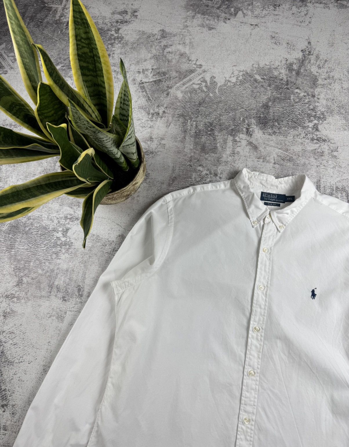 Polo Ralph Lauren Polo Ralph Lauren White XXL Size Button Slim Fit Classic Collar LongSleeve Shirt Size US XXL / EU 58 / 5 - 5 Thumbnail