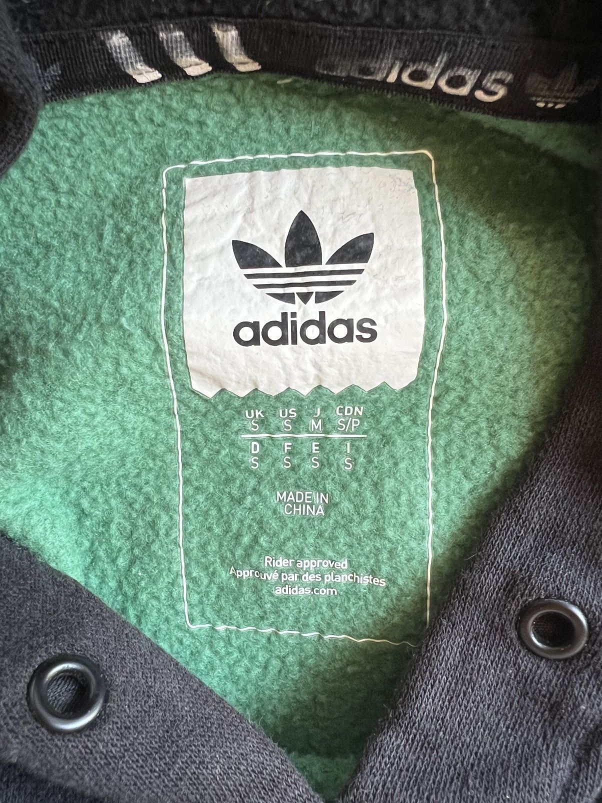 Adidas Adidas Poison Ivy League Black & Green hoodie, size S. Size US S / EU 44-46 / 1 - 3 Thumbnail