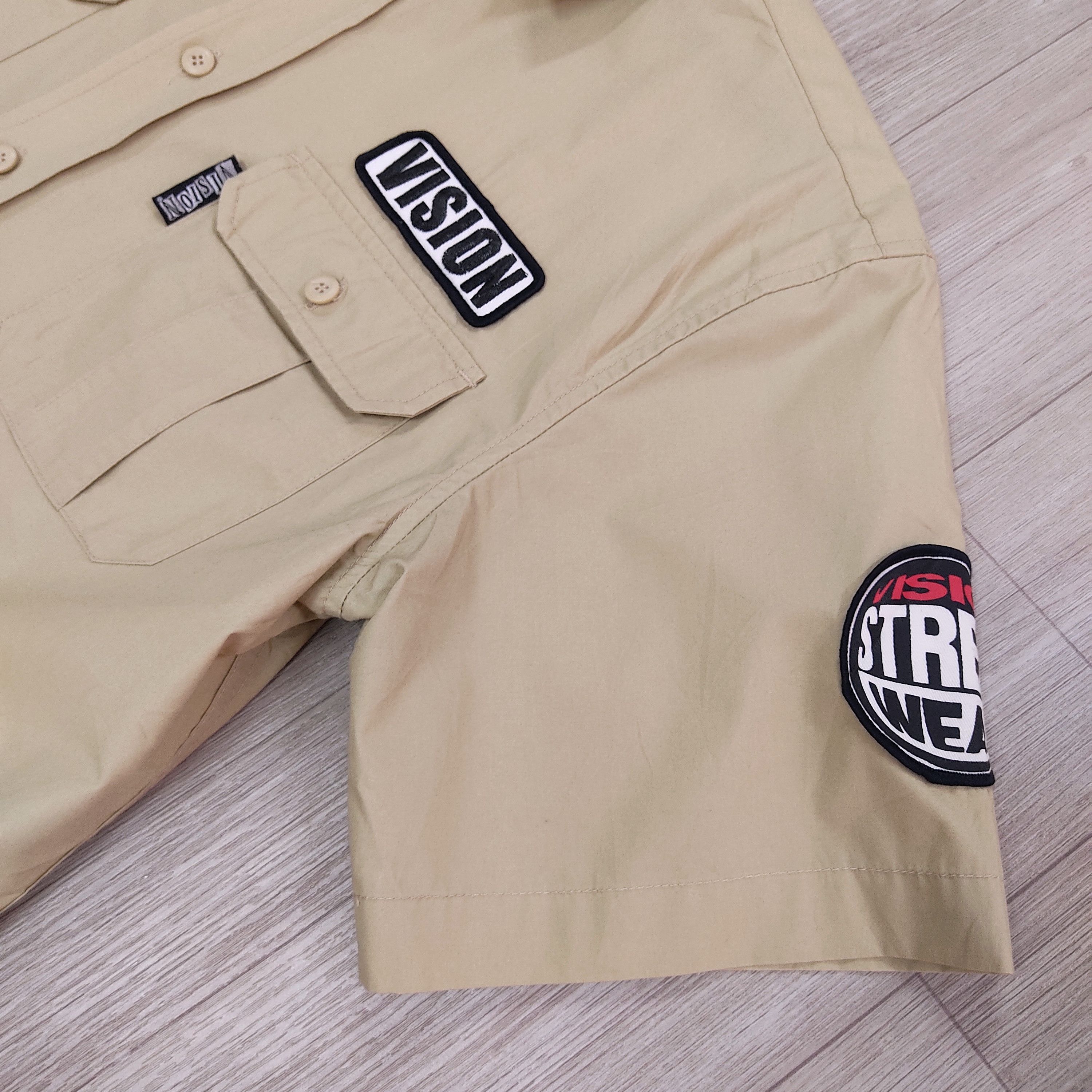 Vision Streetwear VISION STREETWEAR Buttons Up & Patched Works Shirts Size US M / EU 48-50 / 2 - 7 Thumbnail