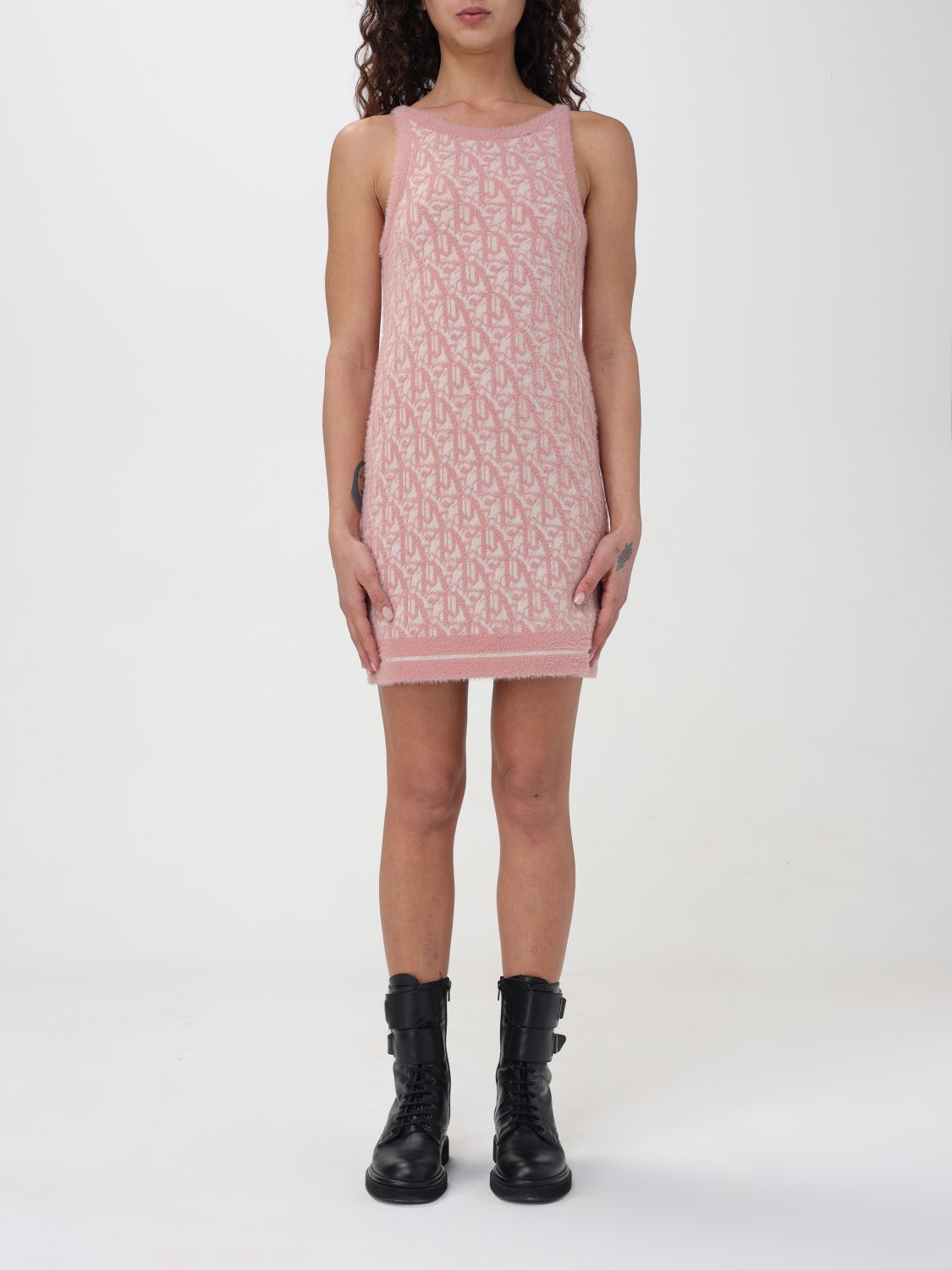 image of Palm Angels Dress Woman Pink, Women's (Size Small)