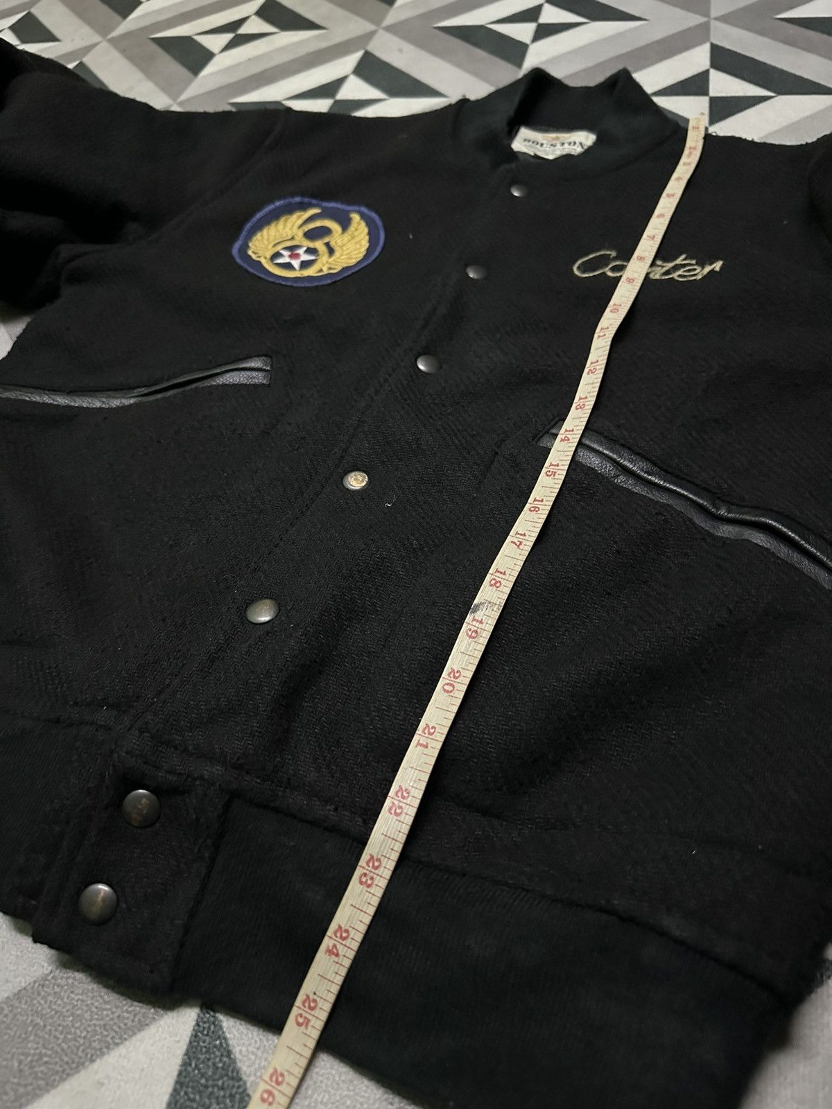 Vintage US air force houston varsity jacket Size US M / EU 48-50 / 2 - 7 Thumbnail