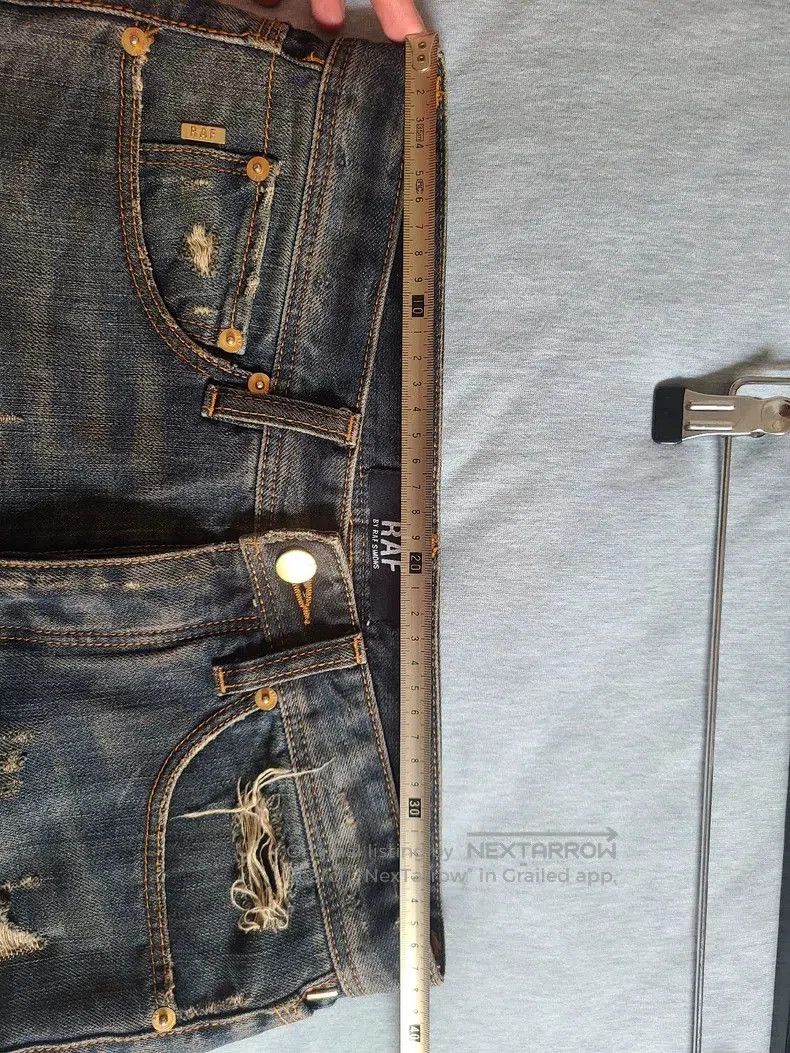 Raf Simons Raf Simons Distressed Denim Jeans Size 28. Size US 28 / EU 44 - 4 Thumbnail
