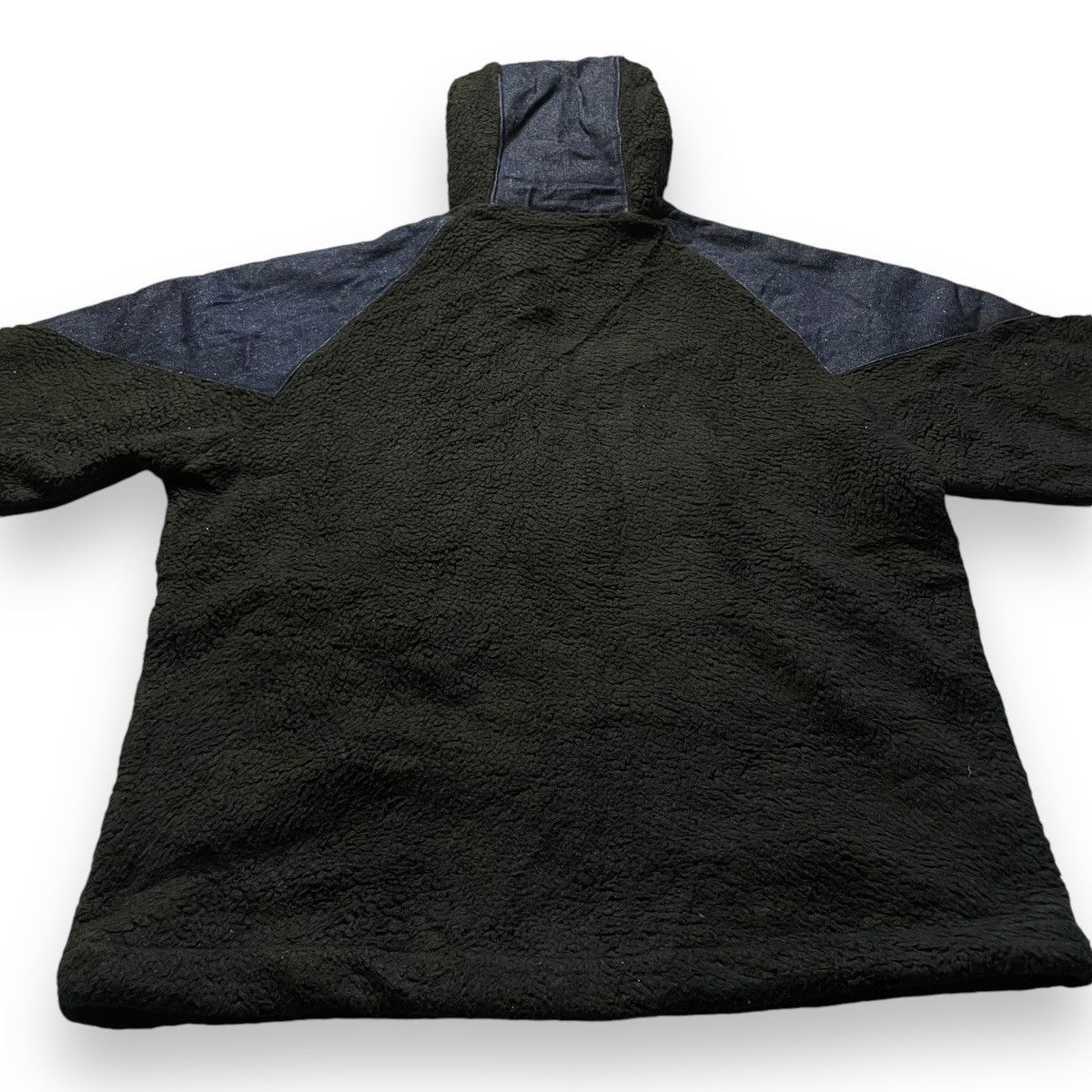 Manastash MANATASH FLEECE + DENIM TWO TONES HOODIE JACKET Size US M / EU 48-50 / 2 - 7 Thumbnail