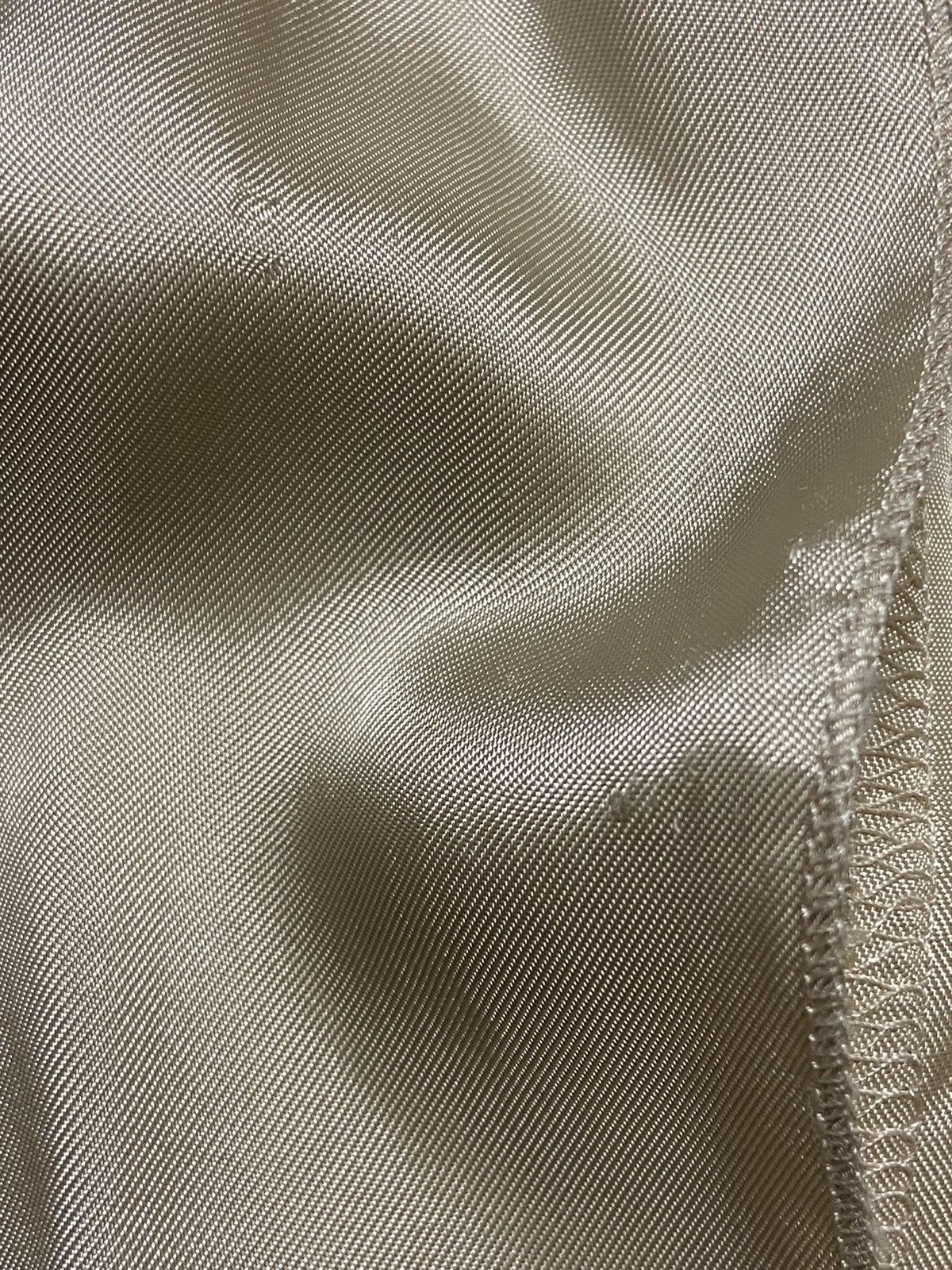 Designer × Dries Van Noten Dries Van Noten Gold Silk Midi Skirt Size 31" - 9 Thumbnail