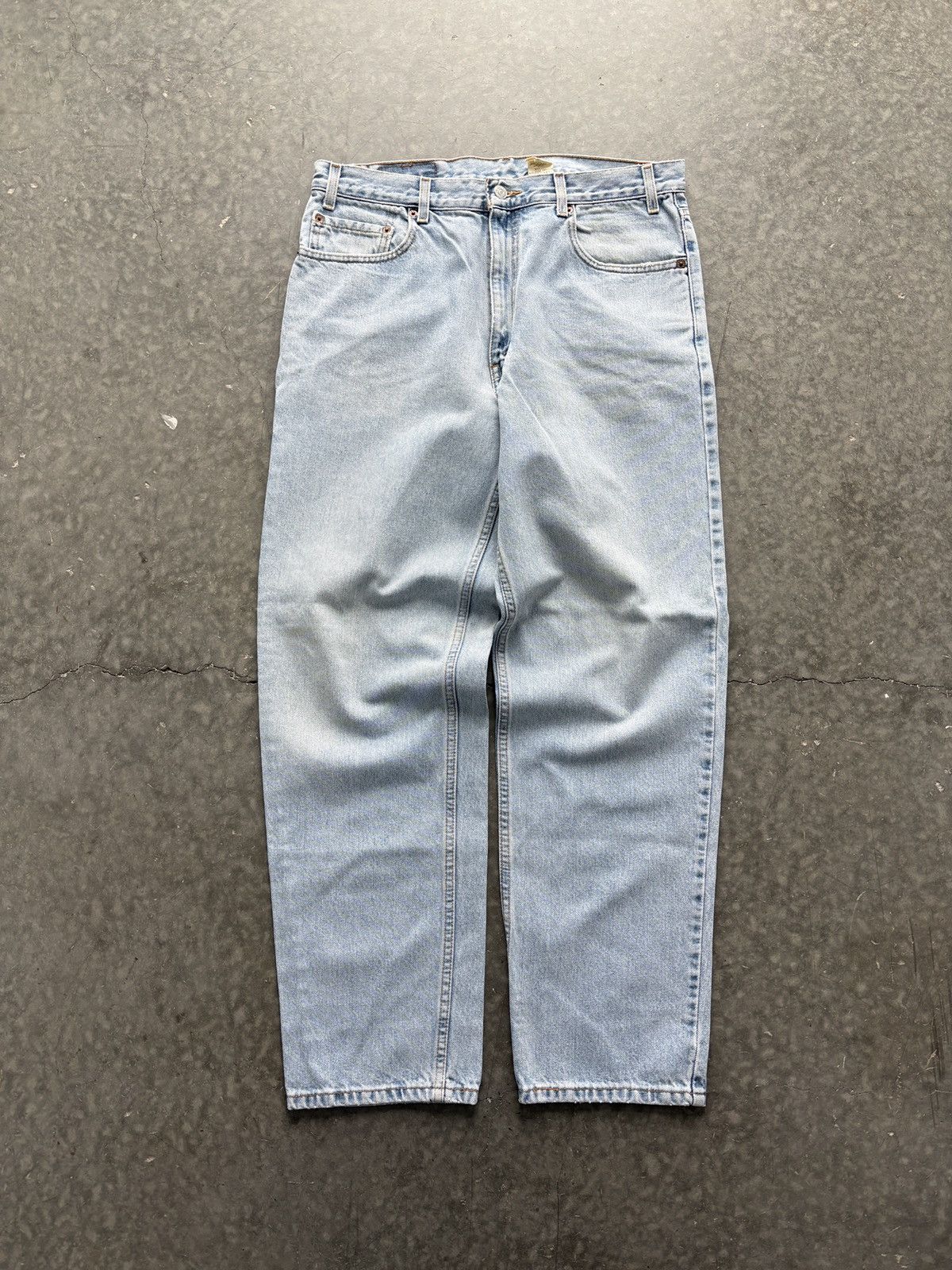 Levi's Vintage Y2K Levis 550 Denim Jeans 36x32 Light Wash Size US 36 / EU 52 - 1 Thumbnail
