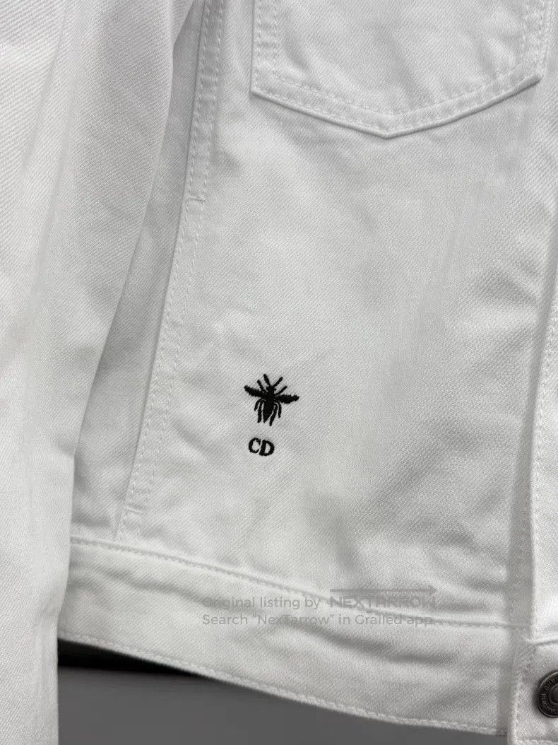 Dior Dior White denim back embroidered eight-pointed nautical d Size XS / US 0-2 / IT 36-38 - 2 Thumbnail