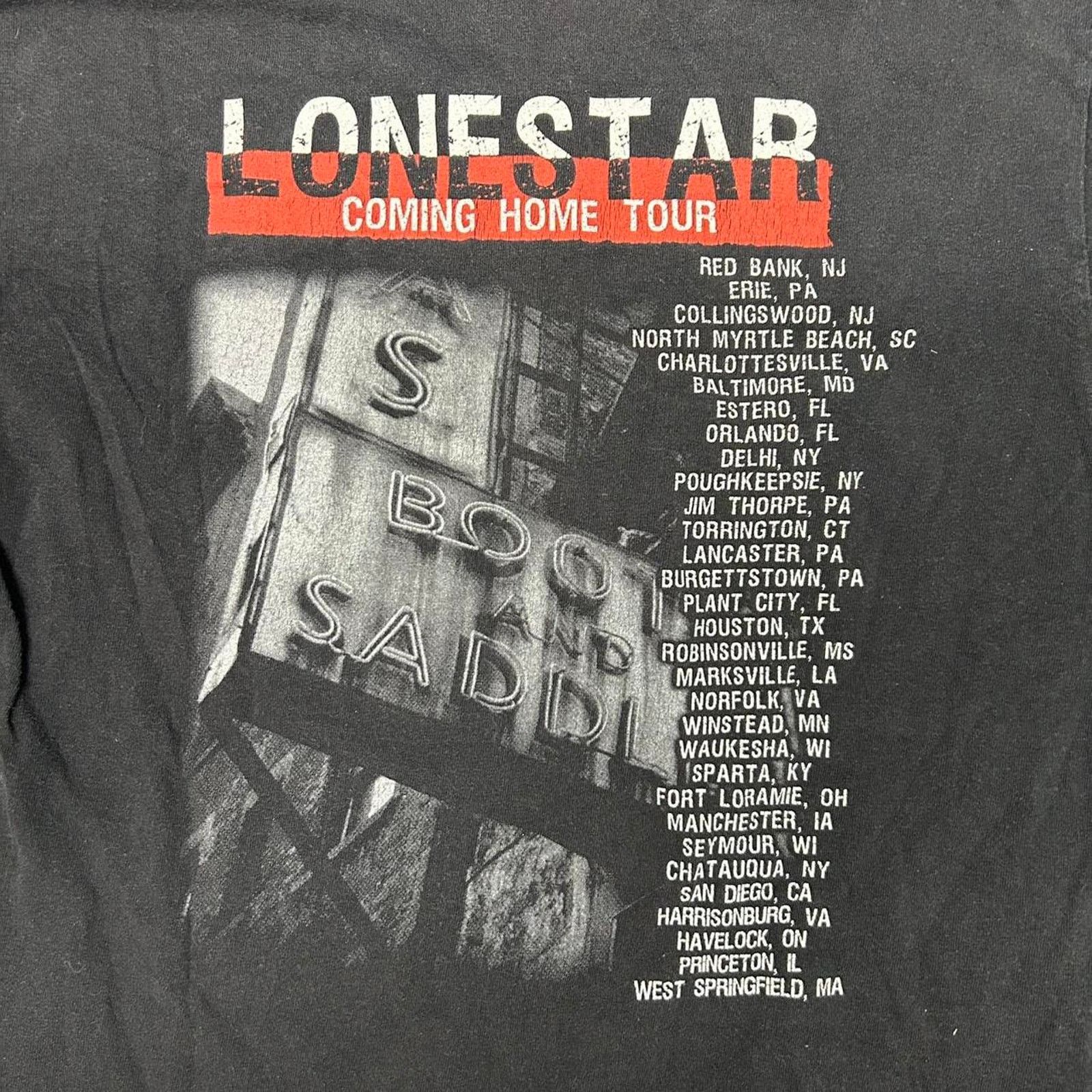 Gildan Y2K Black Lonestar band tee Size US M / EU 48-50 / 2 - 7 Thumbnail