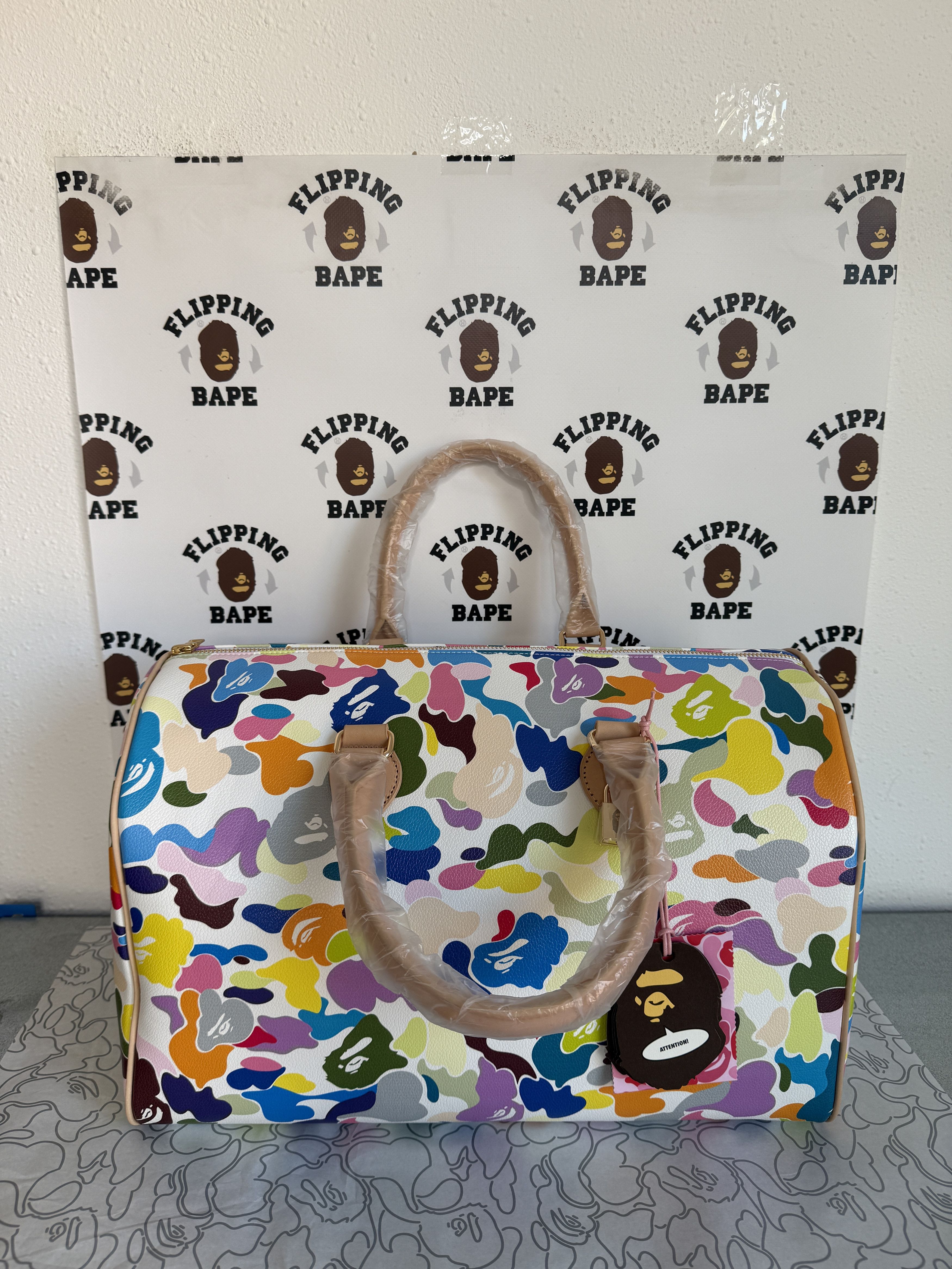 Bape MULTI CAMO BOSTON BAG Size ONE SIZE - 2 Thumbnail
