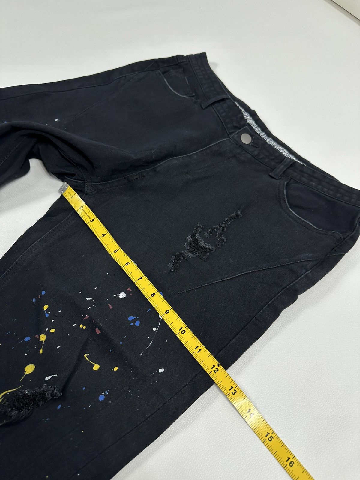 Number (N)ine Number Nine Distressed Painter Skinny Jeans Denim Pants Size US 32 / EU 48 - 12 Thumbnail