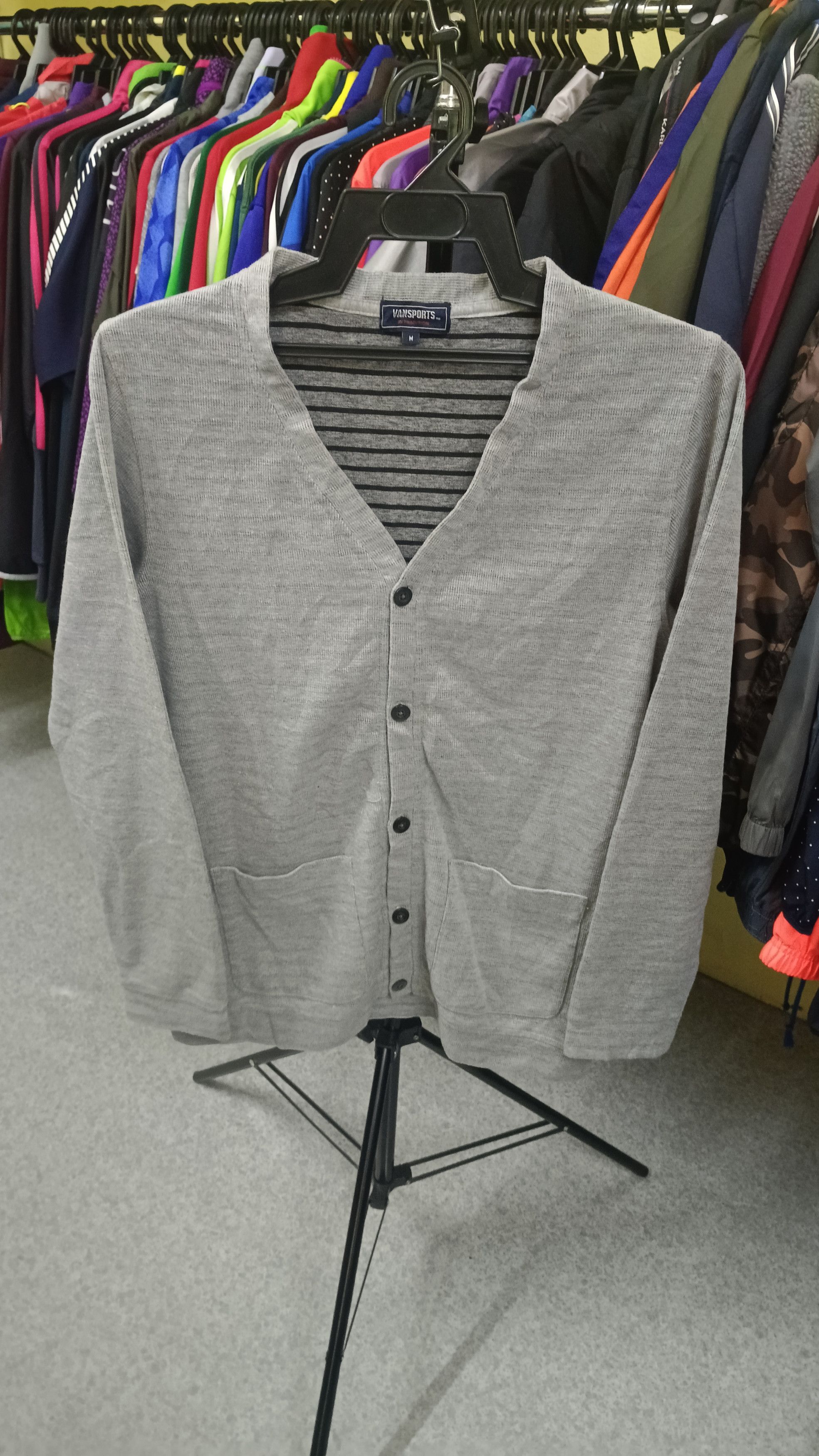 Japanese Brand Vansport Button Up Cardigan Size US M / EU 48-50 / 2 - 1 Thumbnail