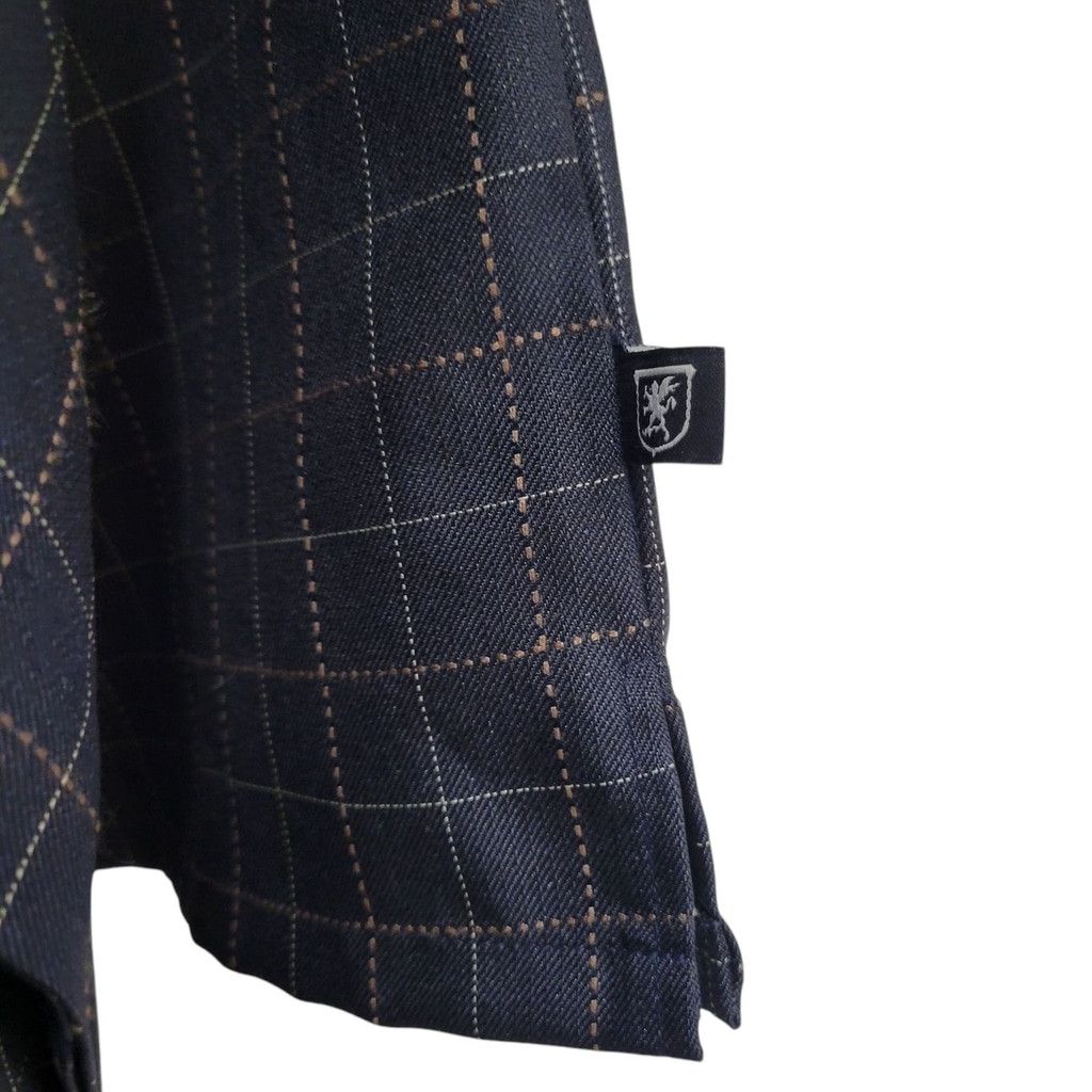 Stacy Adams Stacy Adams Men's Plaid Shirt Jacket Size Large Navy Size US L / EU 52-54 / 3 - 6 Thumbnail