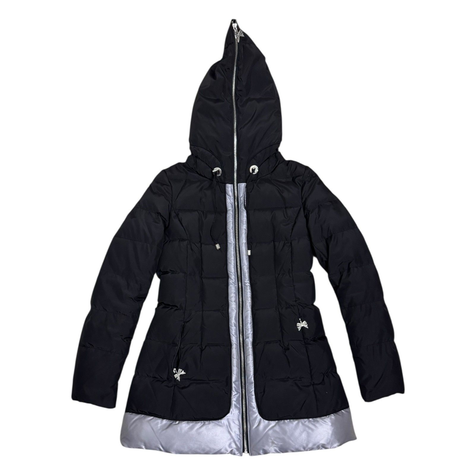 Betsey Johnson BETSEY JOHNSON Down & Feather Winter Puffer Parka Coat S Size S / US 4 / IT 40 - 2 Thumbnail
