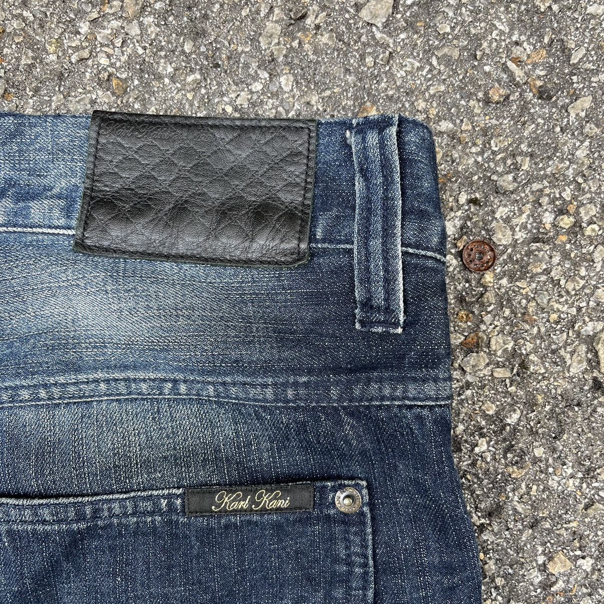 JNCO Crazy Y2K Karl Kani Distressed Faded Jeans Size US 34 / EU 50 - 11 Thumbnail