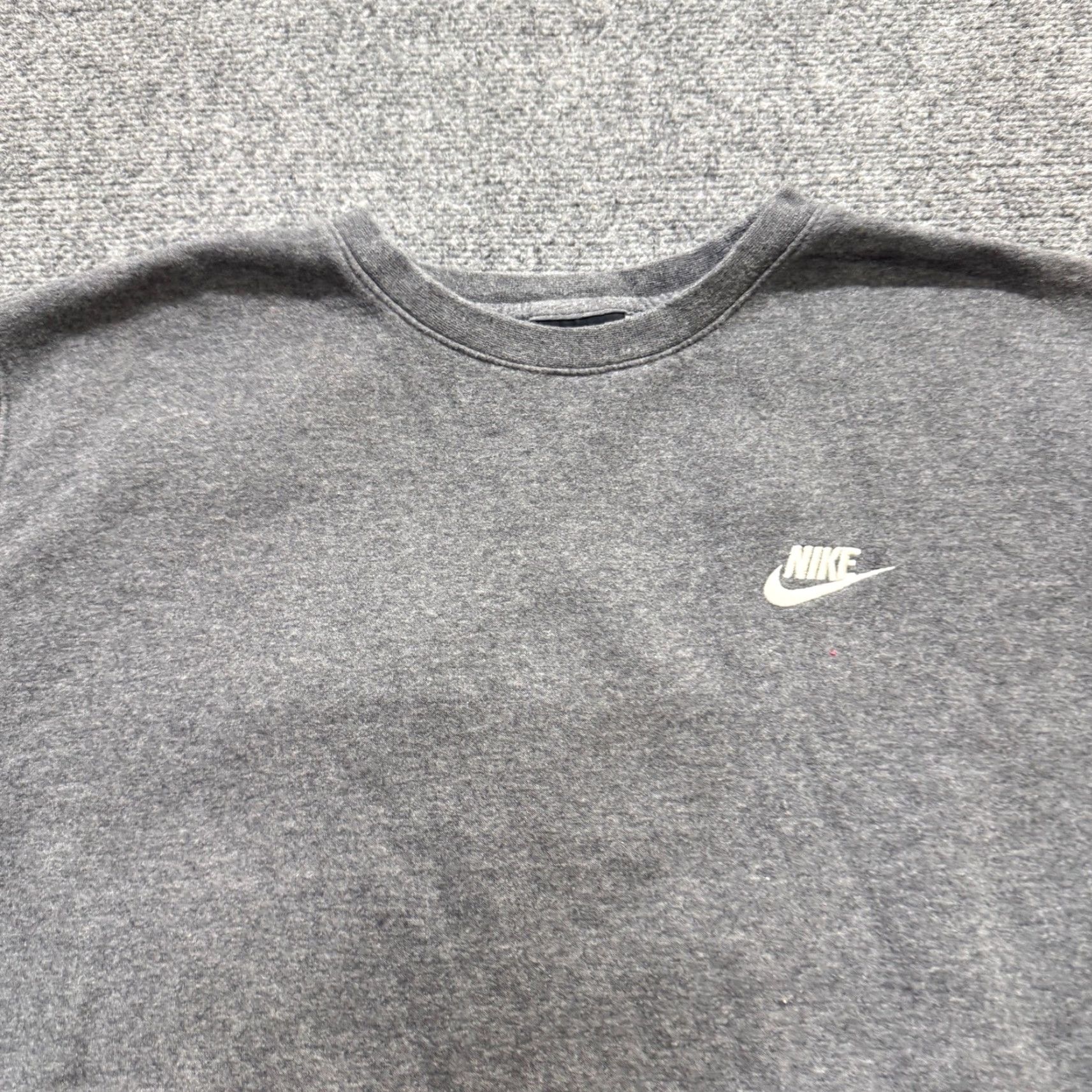 Nike Nike Sweatshirt Men's XL Pullover Regular Gray Cotton Stained Activewear Size US XL / EU 56 / 4 - 7 Thumbnail