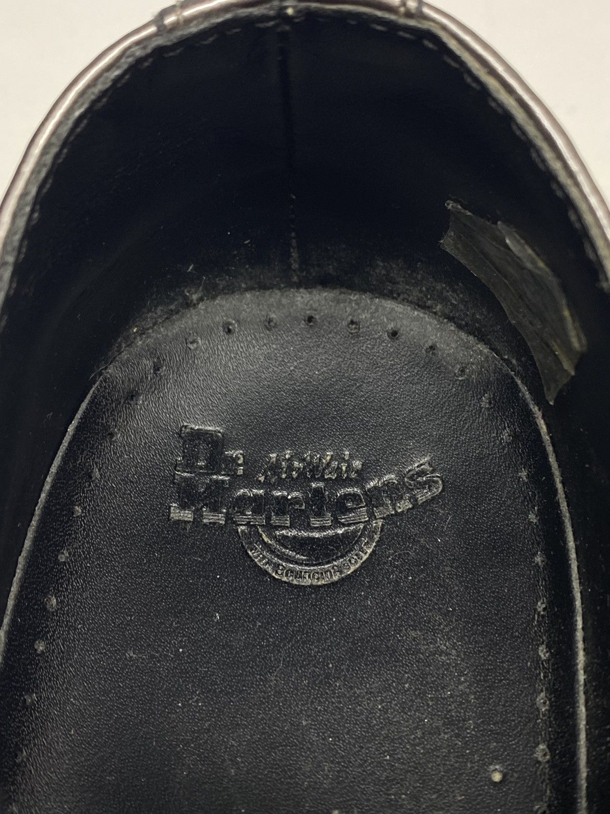 Dr. Martens Dr Martens Enamel Eye Pewter Patent Leather Lace Up Oxfords Size US 6 / EU 39 - 18 Thumbnail