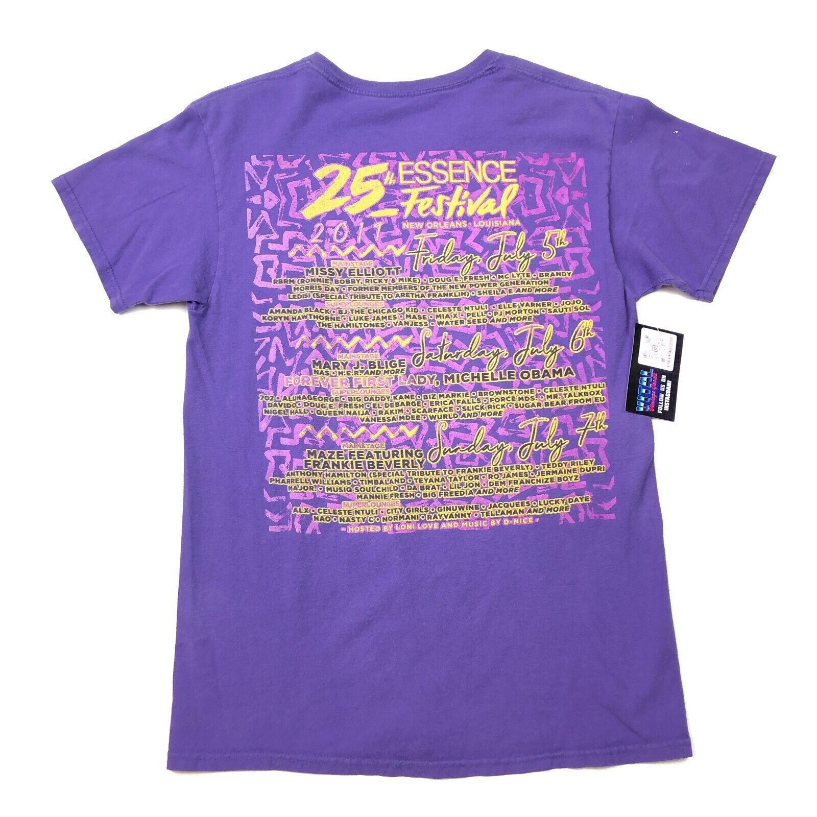 Vintage 2011 25th Essence Festival Concert Festival Tee Small S Size US S / EU 44-46 / 1 - 4 Thumbnail