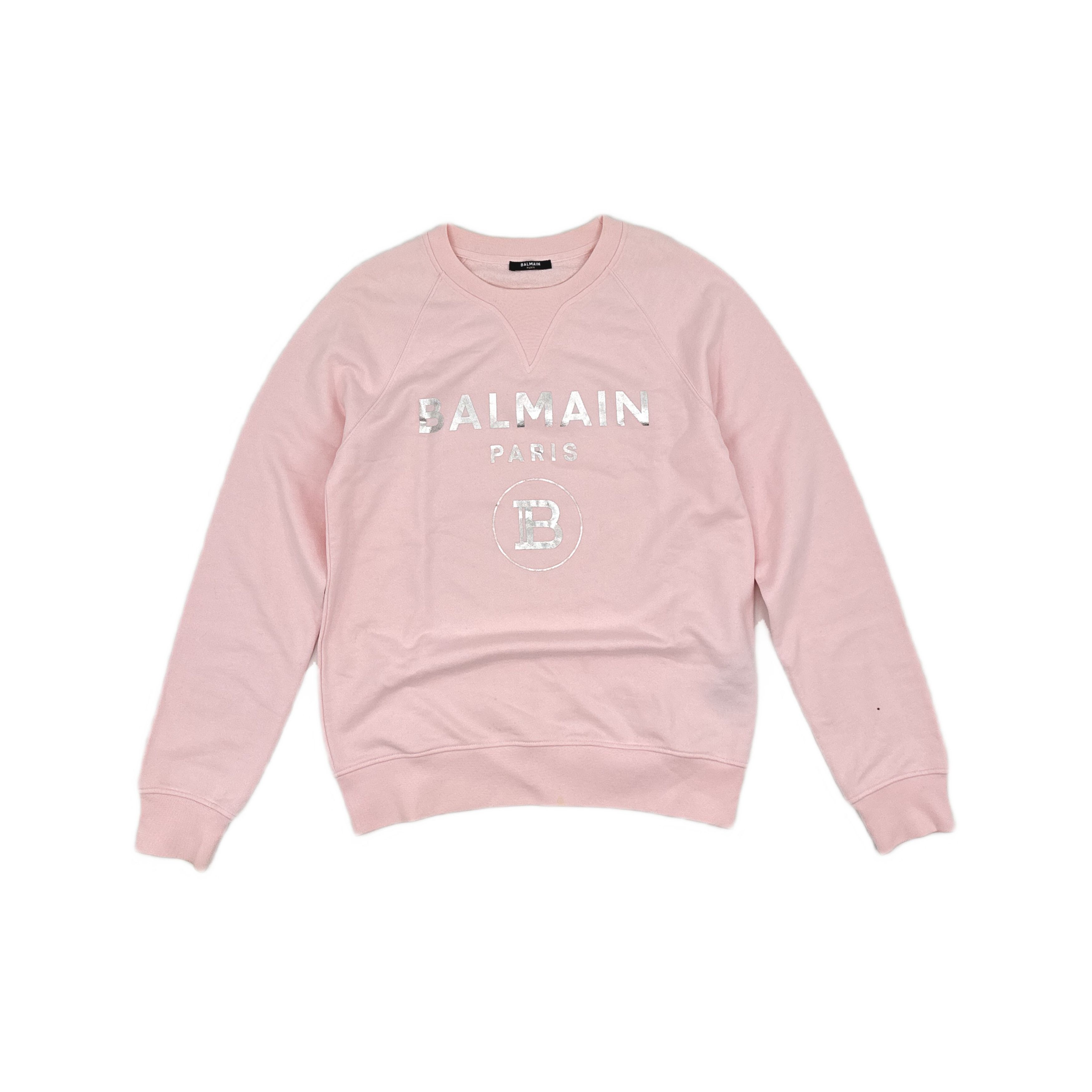 Balmain Balmain Logo Sweatshirt Size M Size US M / EU 48-50 / 2 - 1 Thumbnail
