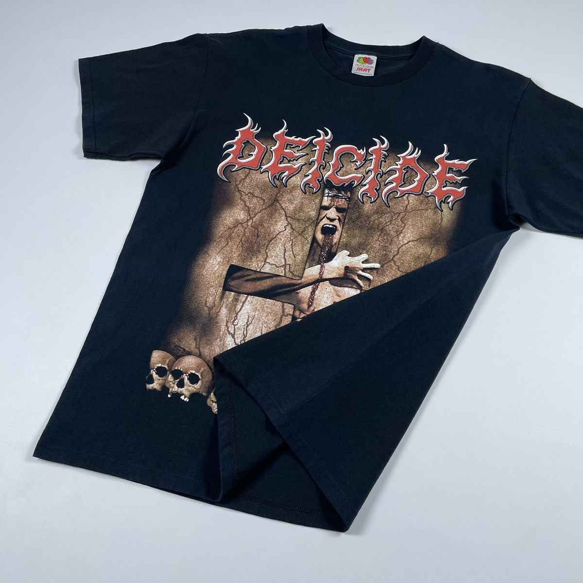Band Tees Vintage 90s DEICIDE SERPENTS OF THE LIGHT Death Metal Tee Size US L / EU 52-54 / 3 - 4 Thumbnail
