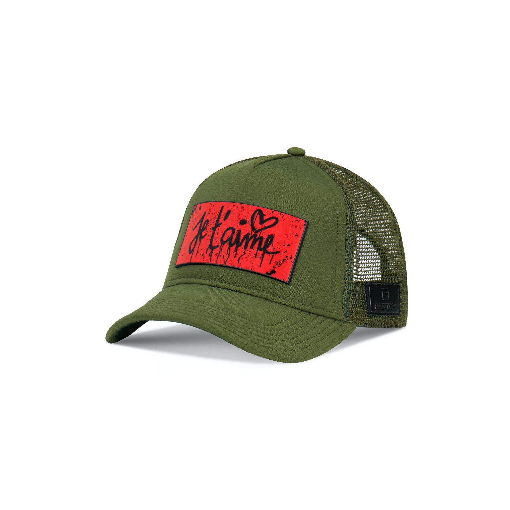 Designer PARTCH Je t'Aime Trucker Hat Green Size ONE SIZE - 1 Thumbnail