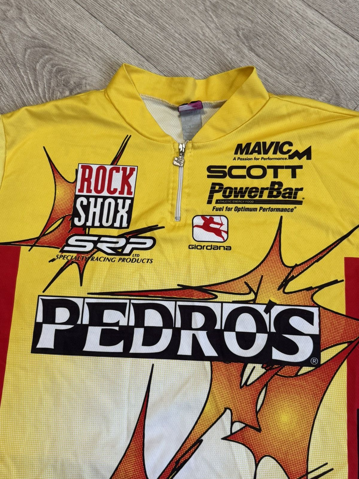Vintage Vintage Giordana Italy Scott Pedros Cycling Jersey Size US XXL / EU 58 / 5 - 3 Thumbnail