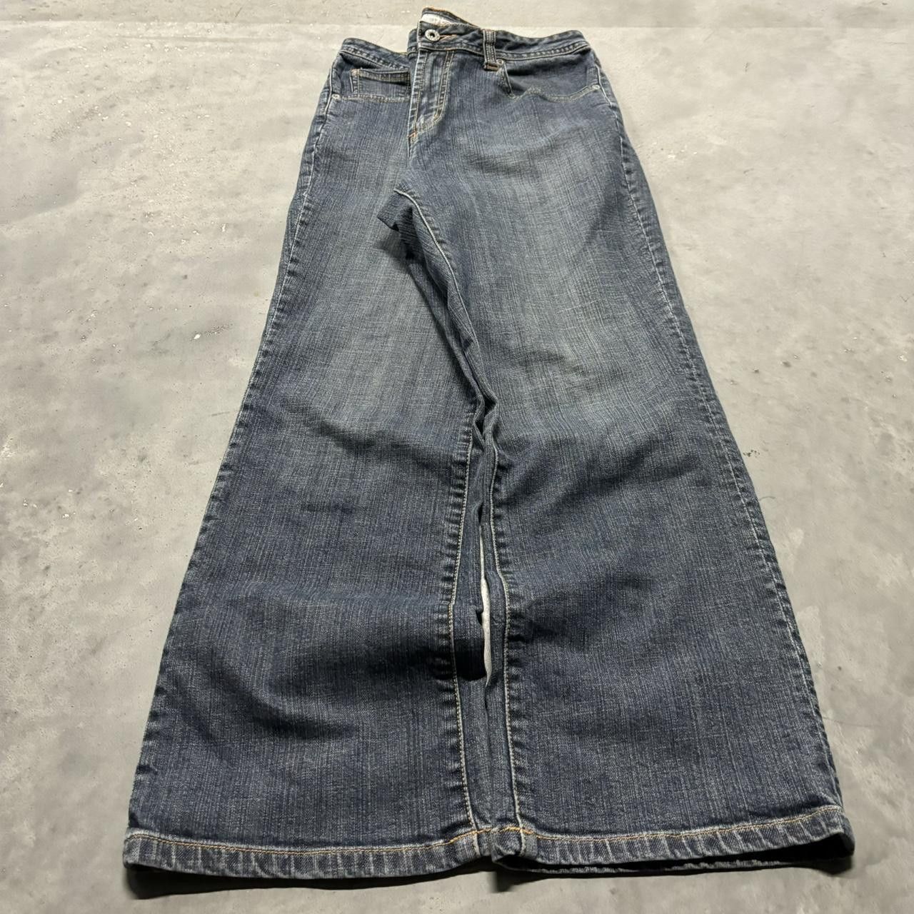 Japanese Brand × Vintage Crazy Vintage Y2K/2000s Grunge Dark Wash Denim Jeans! Size US 29 - 3 Thumbnail