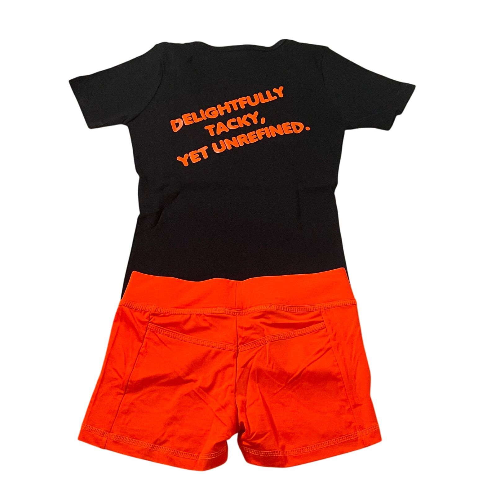 Other New Women Hooters Uniform V-Neck tee Shorts Sock hose Xs/Xxs Size XS / US 0-2 / IT 36-38 - 5 Thumbnail