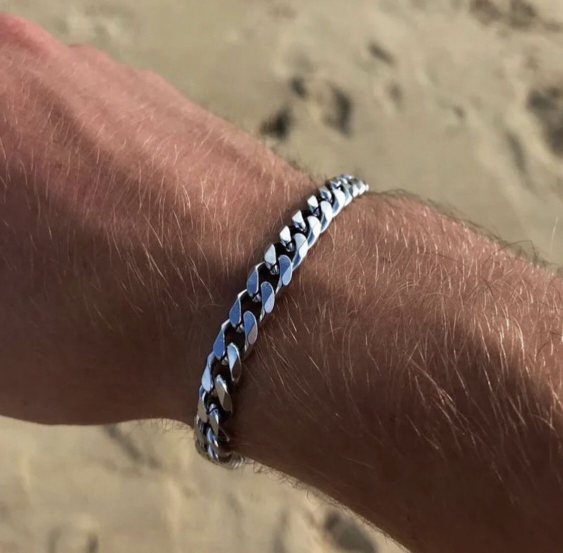 Other 3 MM Width Cuban Link Chain Bracelet Size ONE SIZE - 1 Thumbnail