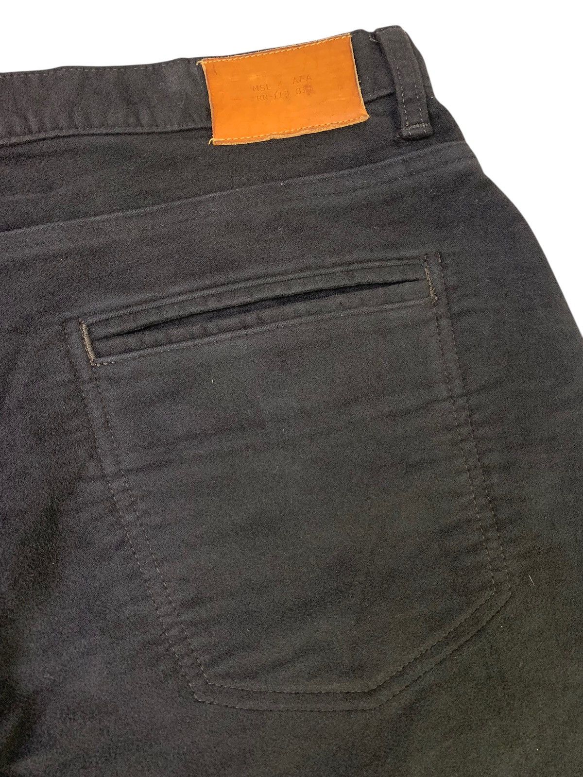 Billy Reid Billy Reid Moleskin Black Pants Size US 36 / EU 52 - 6 Thumbnail