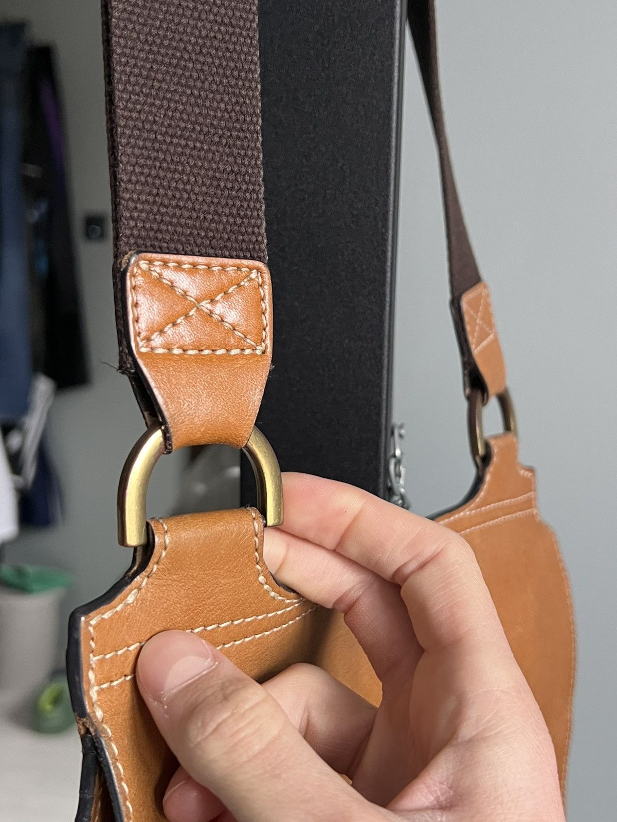 Mulberry Mulberry Genuine Antony Oak Tan Leather Cross Body Handbag Size ONE SIZE - 6 Thumbnail