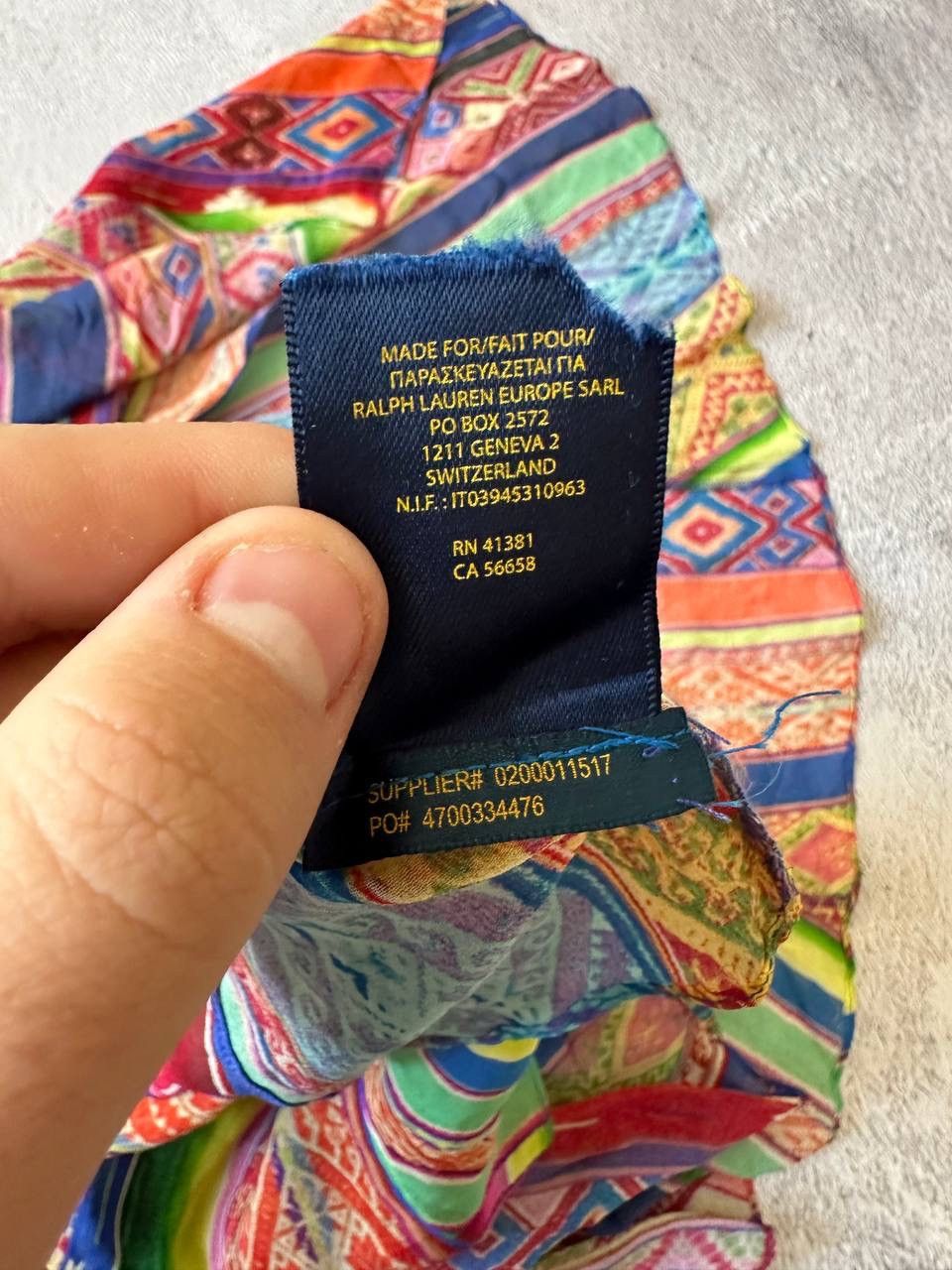 Polo Ralph Lauren Rare! Polo Ralph Lauren Drees Multicolored Silk Asymmetric Size M / US 6-8 / IT 42-44 - 8 Thumbnail