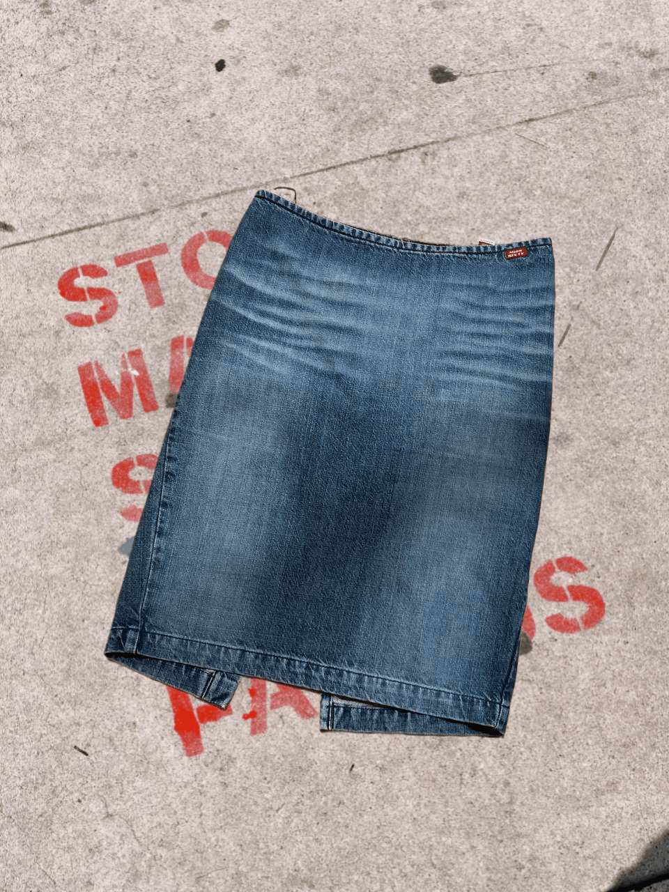 Miss Sixty Miss Sixty Skirt Womens Blue Denim Lawine Fly Size 27" / US 4 / IT 40 - 1 Thumbnail