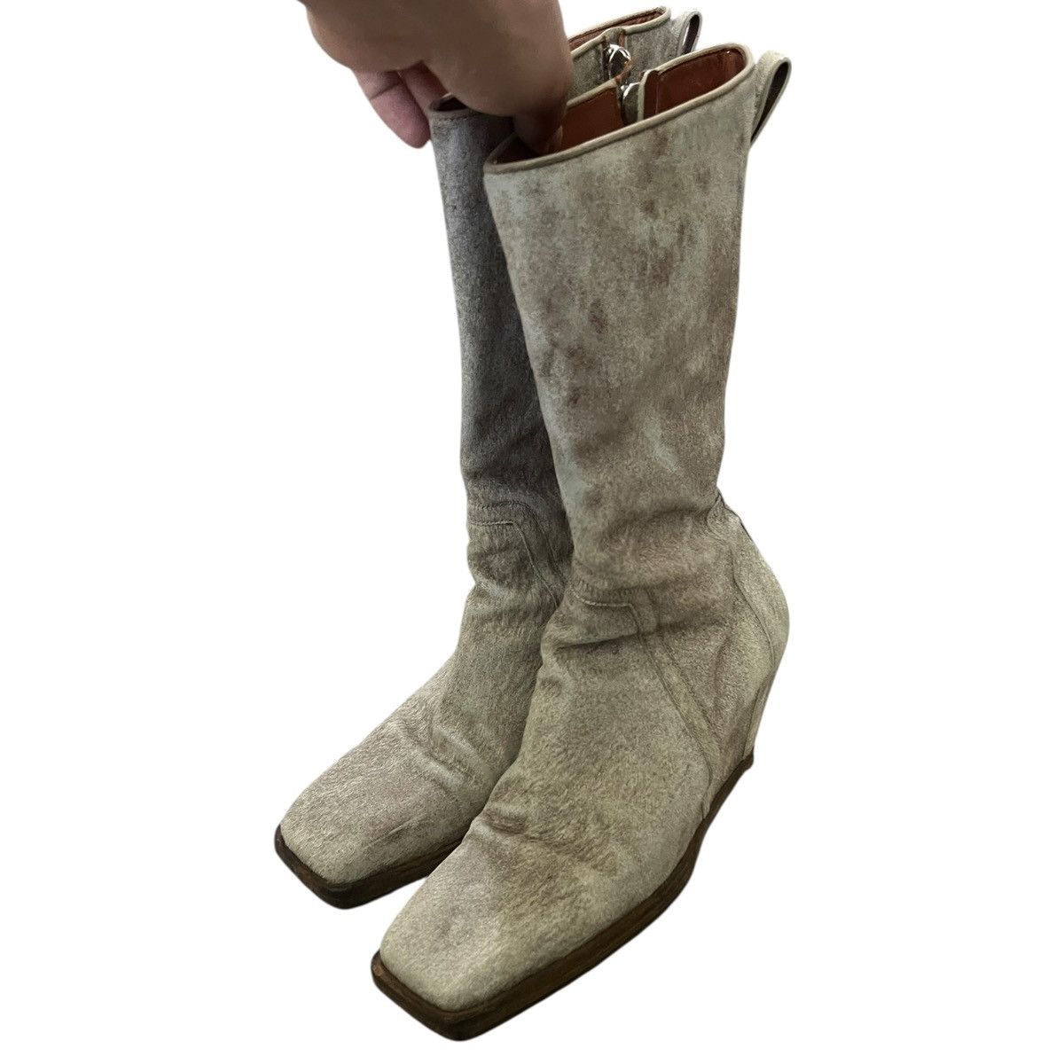 Rick Owens Rick owens fw18 sisyphus cinnamon ponyhair wedges Size US 8.5 / EU 41-42 - 5 Thumbnail