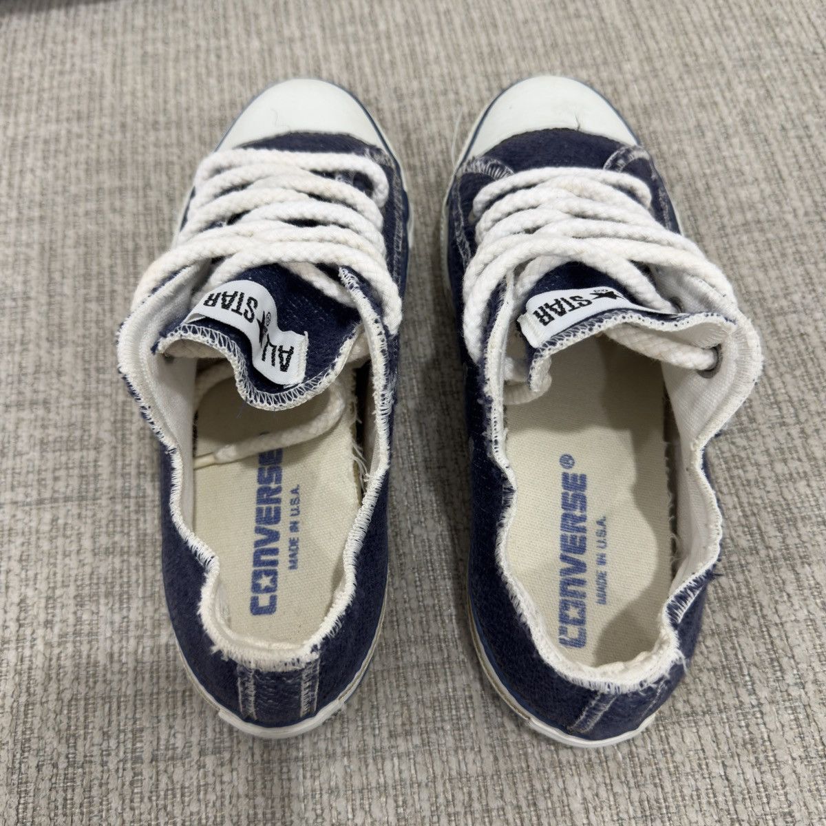 Converse Vintage 90s Converse Denim USA Size US 5 / EU 37 - 6 Thumbnail