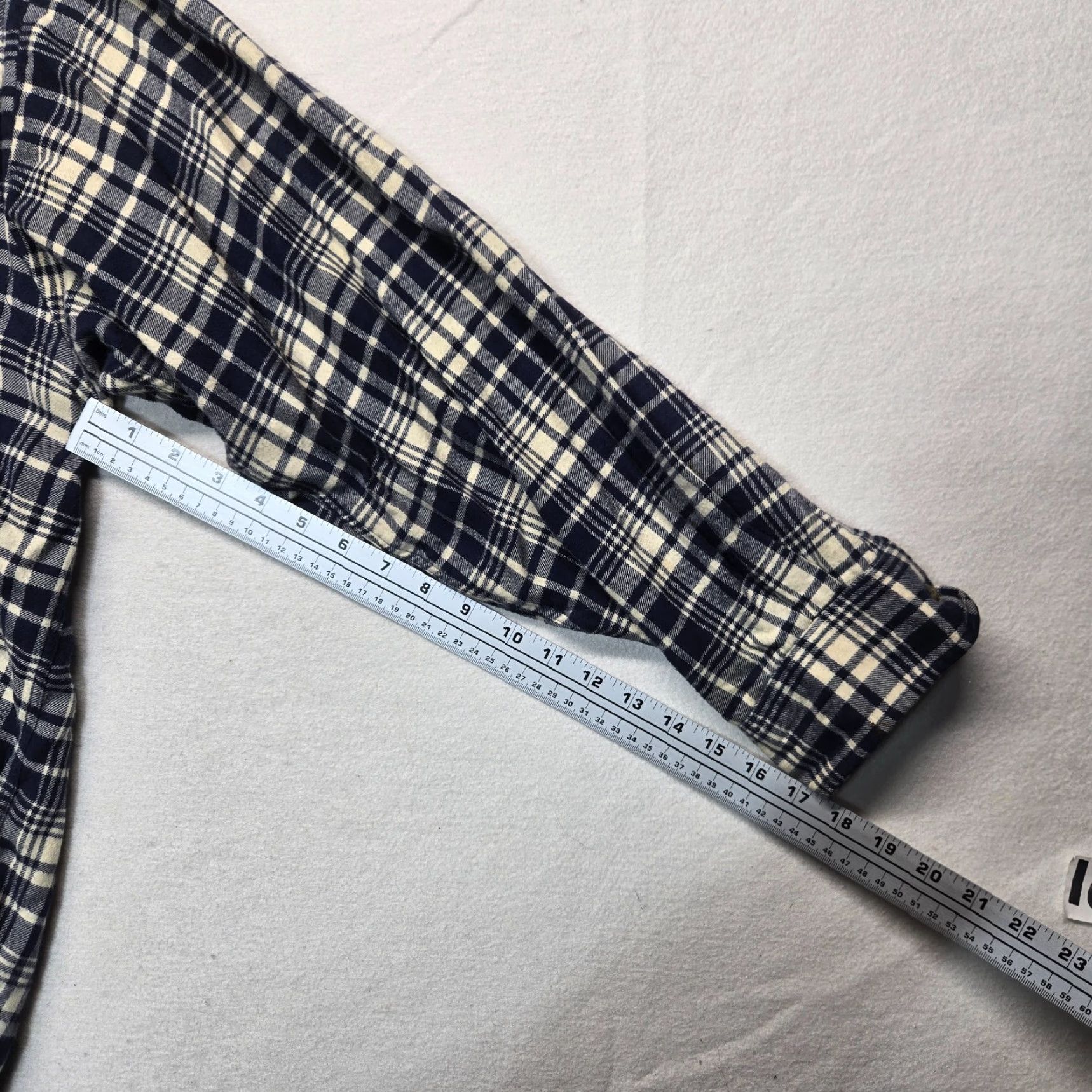 Dockers VINTAGE DOCKERS Blue Plaid Flannel Button-Up Long Sleeve Shirt Adult 2XL Casual Mens Size US XXL / EU 58 / 5 - 5 Thumbnail