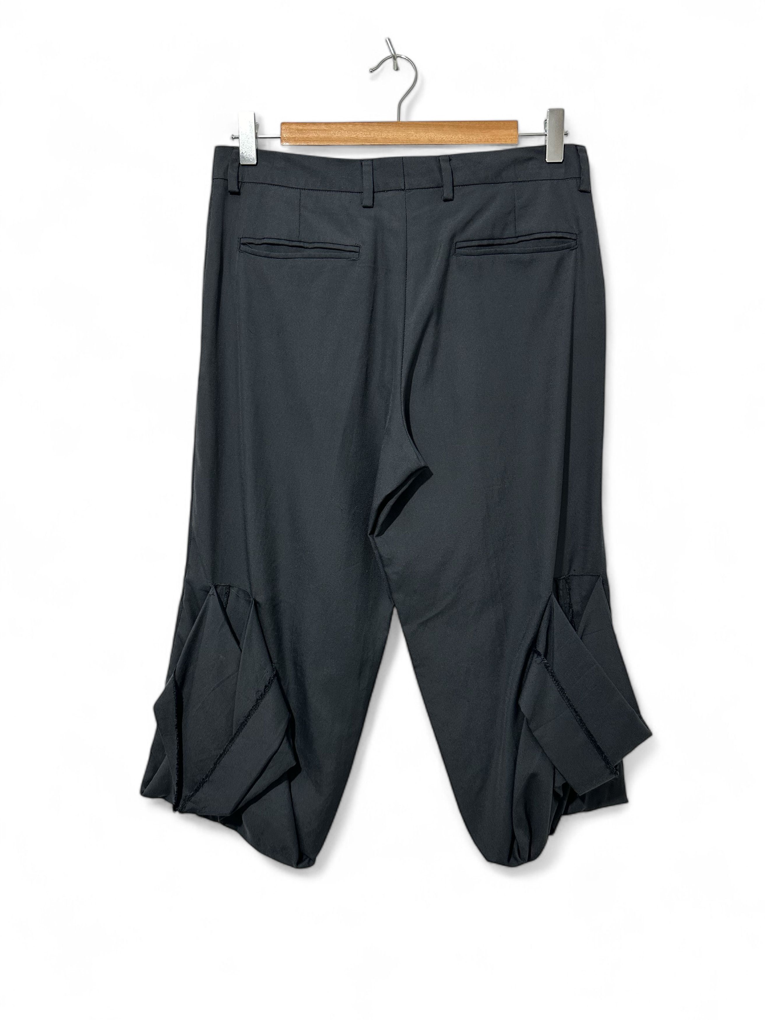 Maison Margiela Maison Martin Margiela 00s Pleated Cropped Trousers Size 26" / US 2 / IT 38 - 3 Thumbnail