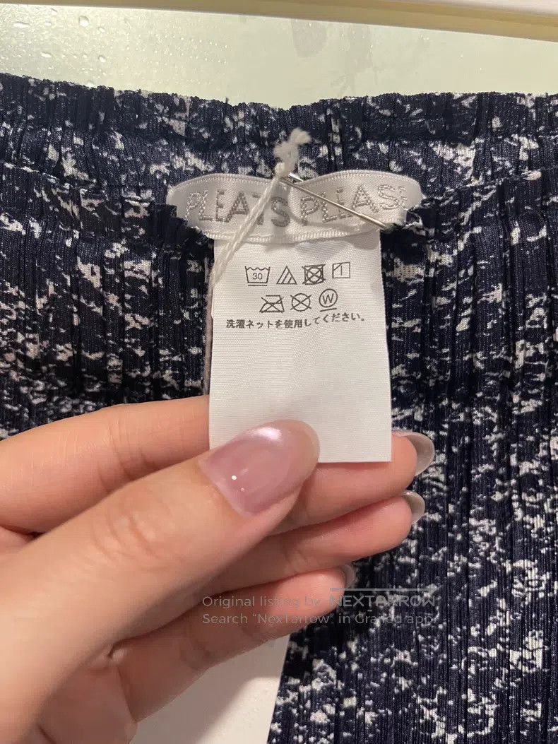 Issey Miyake Issey Miyake High-waisted Printed Denim Casual Pants Size 25" / US 0 / IT 36 - 4 Thumbnail