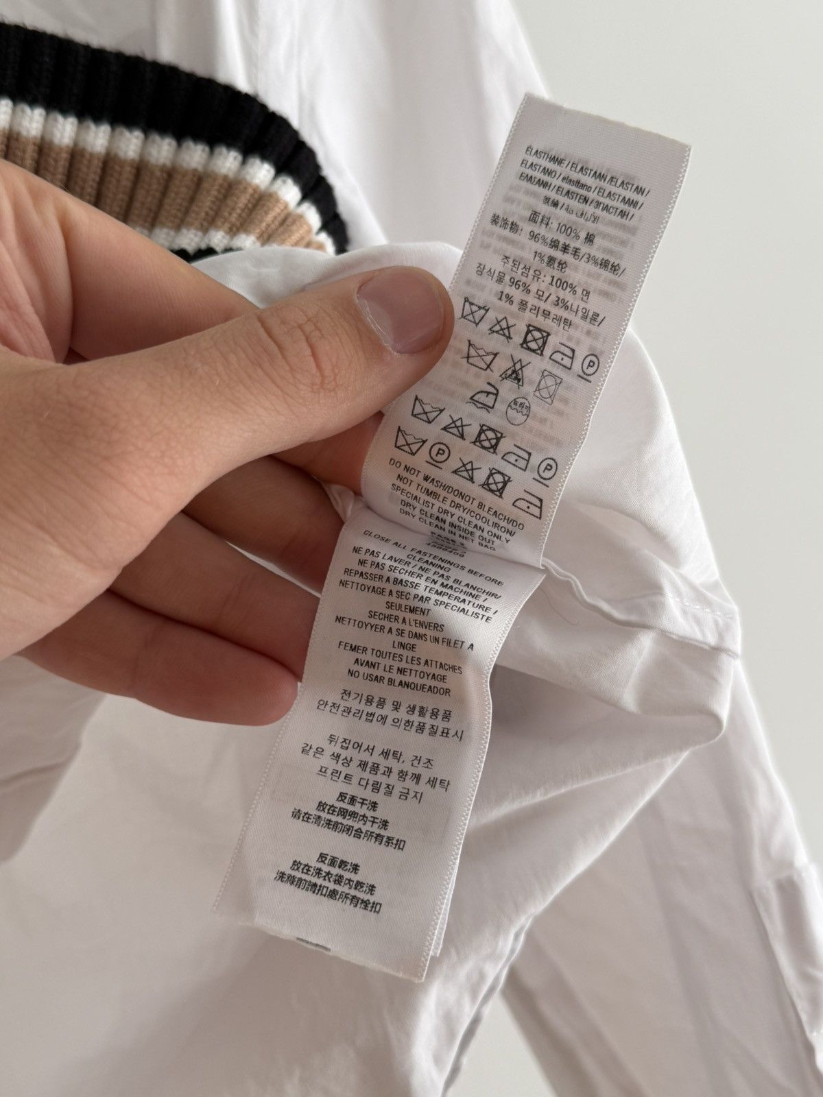 Burberry Burberry Optic Rib Knit Shirt Size S / US 4 / IT 40 - 11 Thumbnail