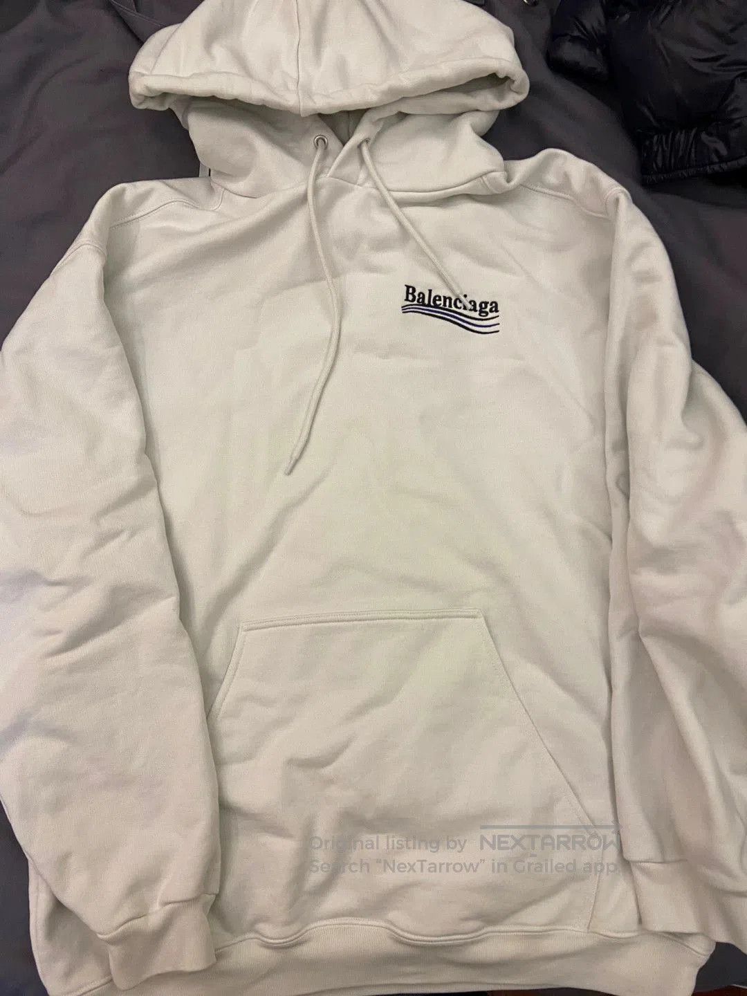 Balenciaga balenciaga political campaign white hoodie. Size US M / EU 48-50 / 2 - 1 Thumbnail