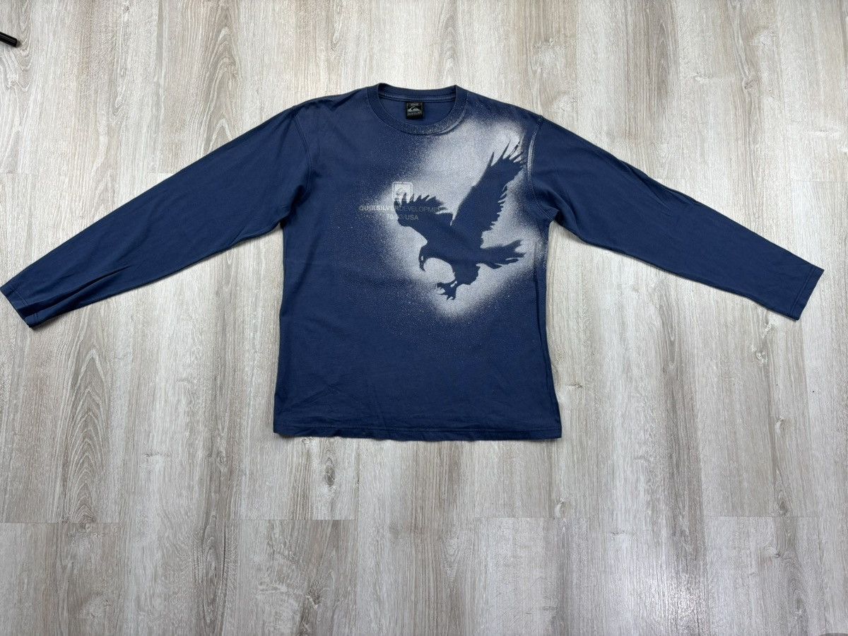 Quiksilver × Vintage Mens vintage long sleeve Quiksilver Size Medium Size US M / EU 48-50 / 2 - 1 Thumbnail