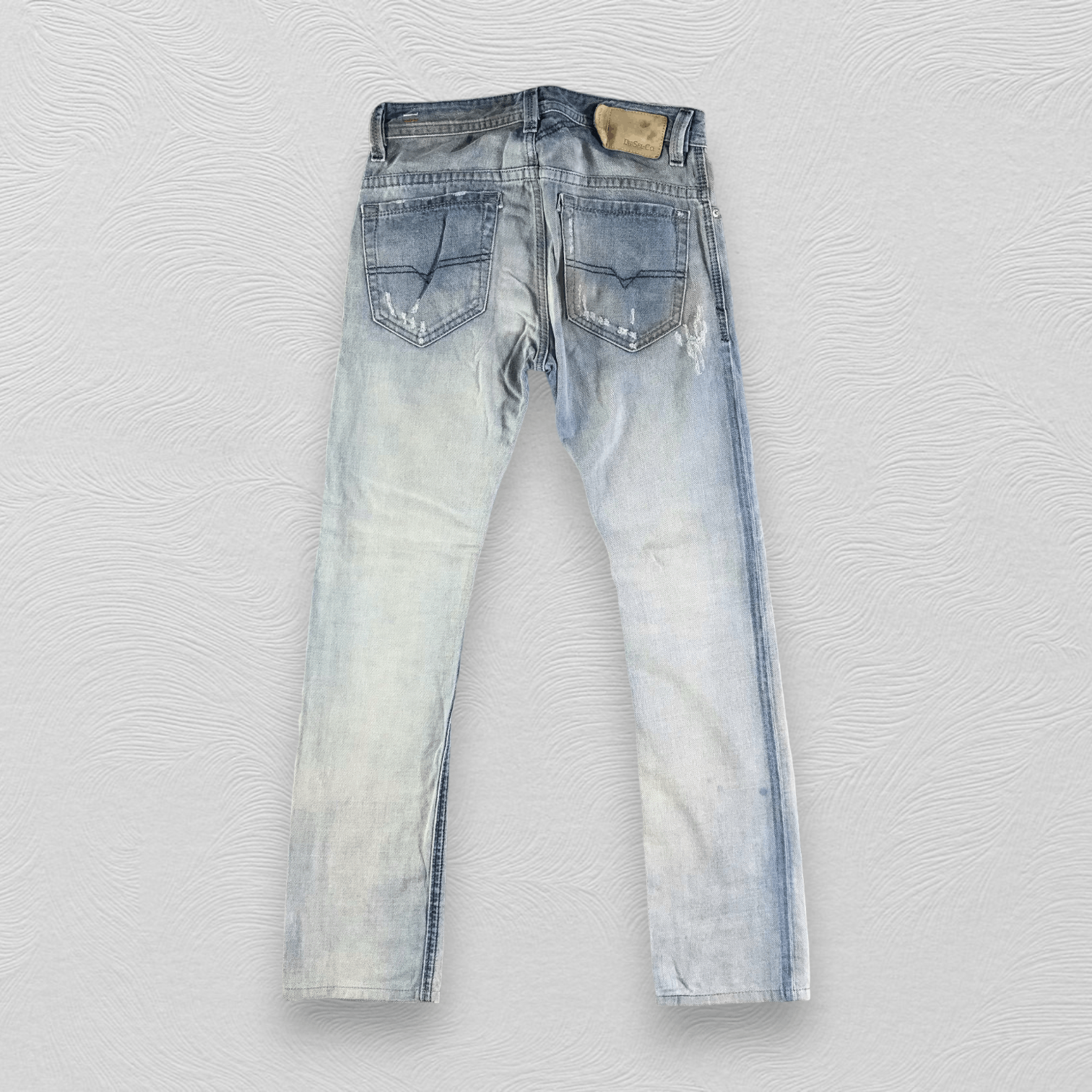Diesel Distress Diesel Jeans Faded Blue Denim KJ2397 Size US 26 / EU 42 - 2 Thumbnail