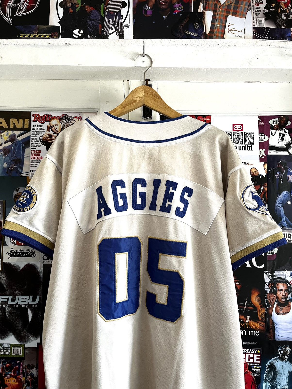 Colosseum Athletics × MLB × NCAA JERSEY BASEBALL COLLOSEUM ATHLETIC UC DAVISAGGIES CALIFORNIA Size US XL / EU 56 / 4 - 10 Thumbnail