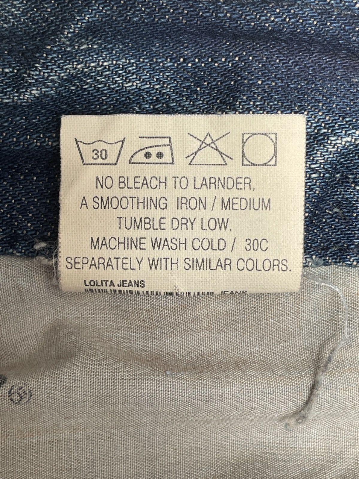 If Six Was Nine × Japanese Brand Very Rare Vintage Japanese Brand Lolita Flared Jeans 1990s Size US 32 / EU 48 - 13 Thumbnail