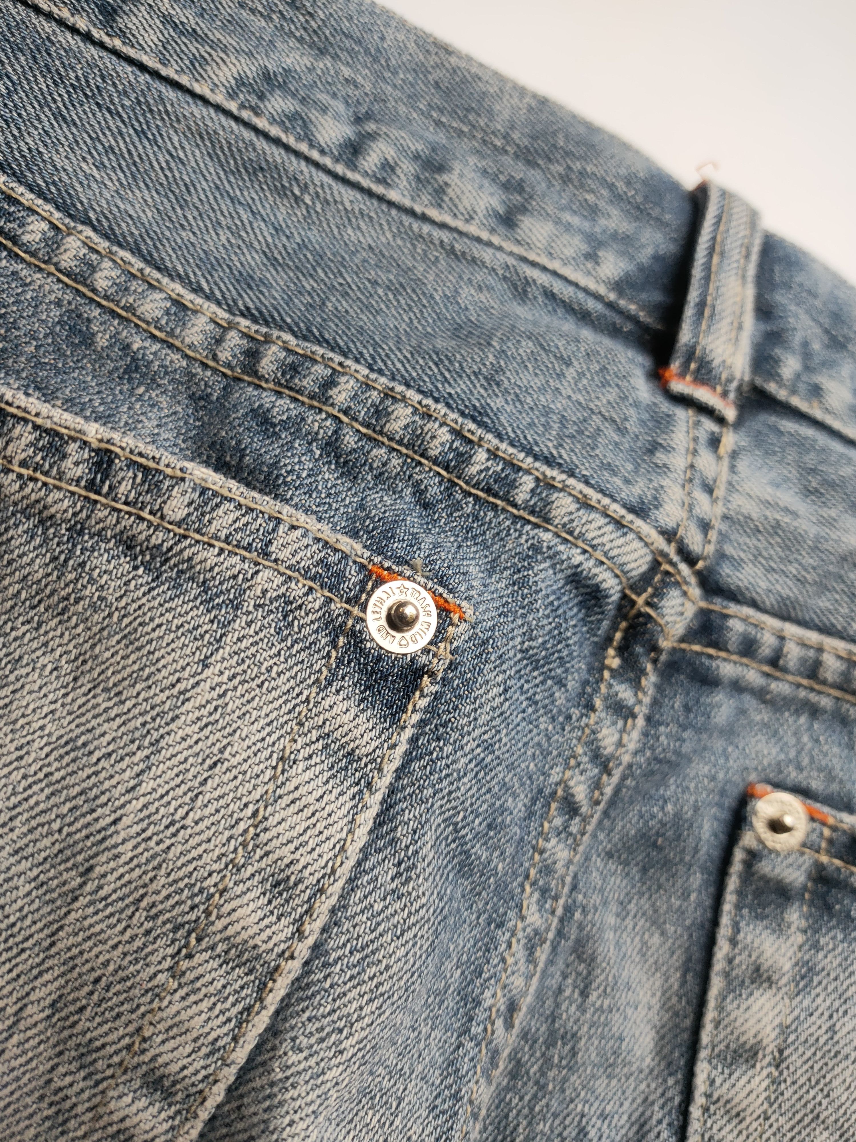 W&LT × Walter Van Beirendonck Vintage W&LT Flared Denim Jeans Size 30" / US 8 / IT 44 - 19 Thumbnail