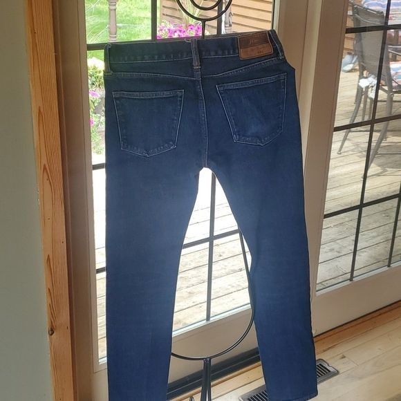 Vintage J. Crew 484 Slim Fit Stretch Karubo Sz. 28x32 Blue Jeans Size US 28 / EU 44 - 2 Thumbnail