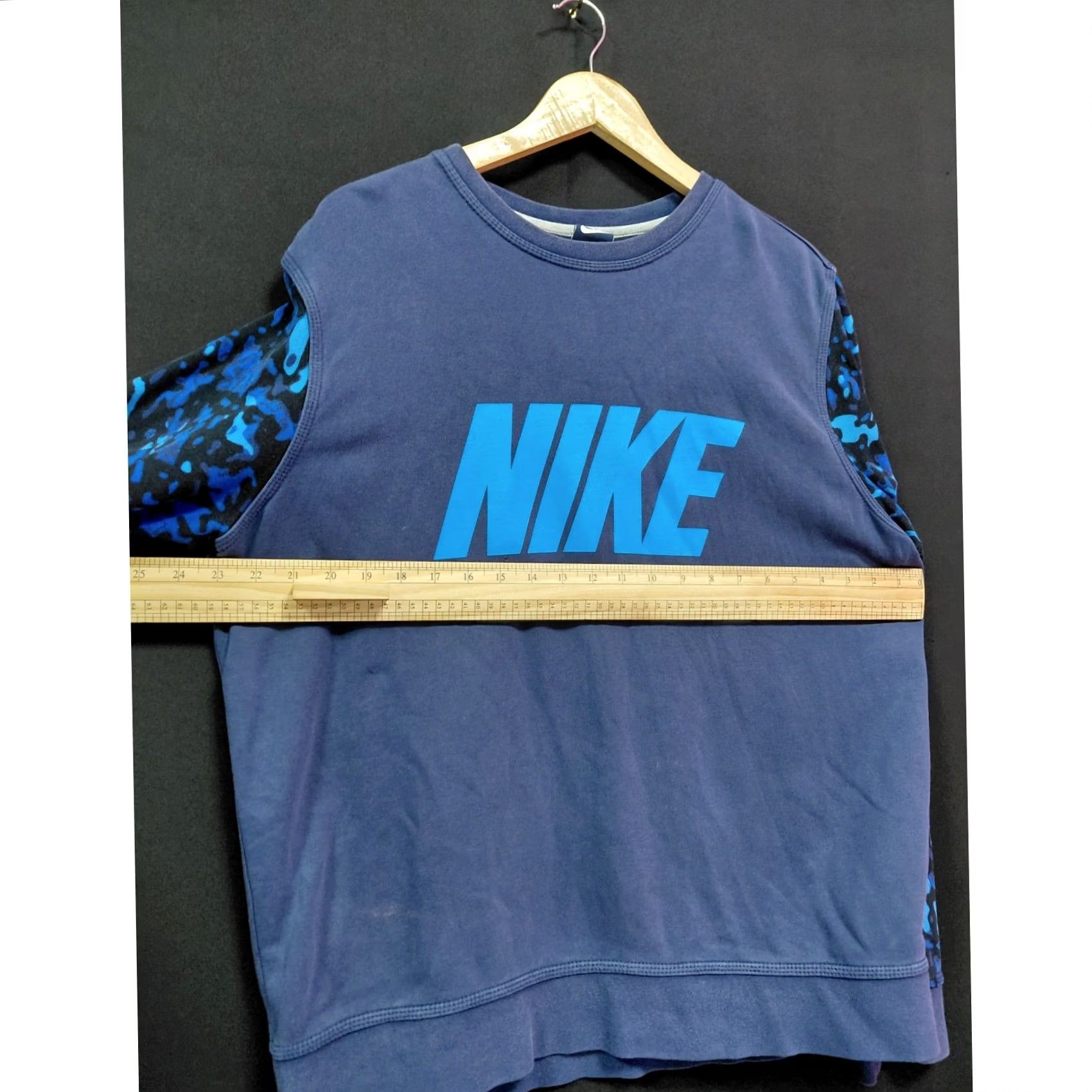 Nike Nike Blue Graphic Print Sweatshirt Knit Pullover Long Sleeve Men Size XL Size US XL / EU 56 / 4 - 7 Thumbnail