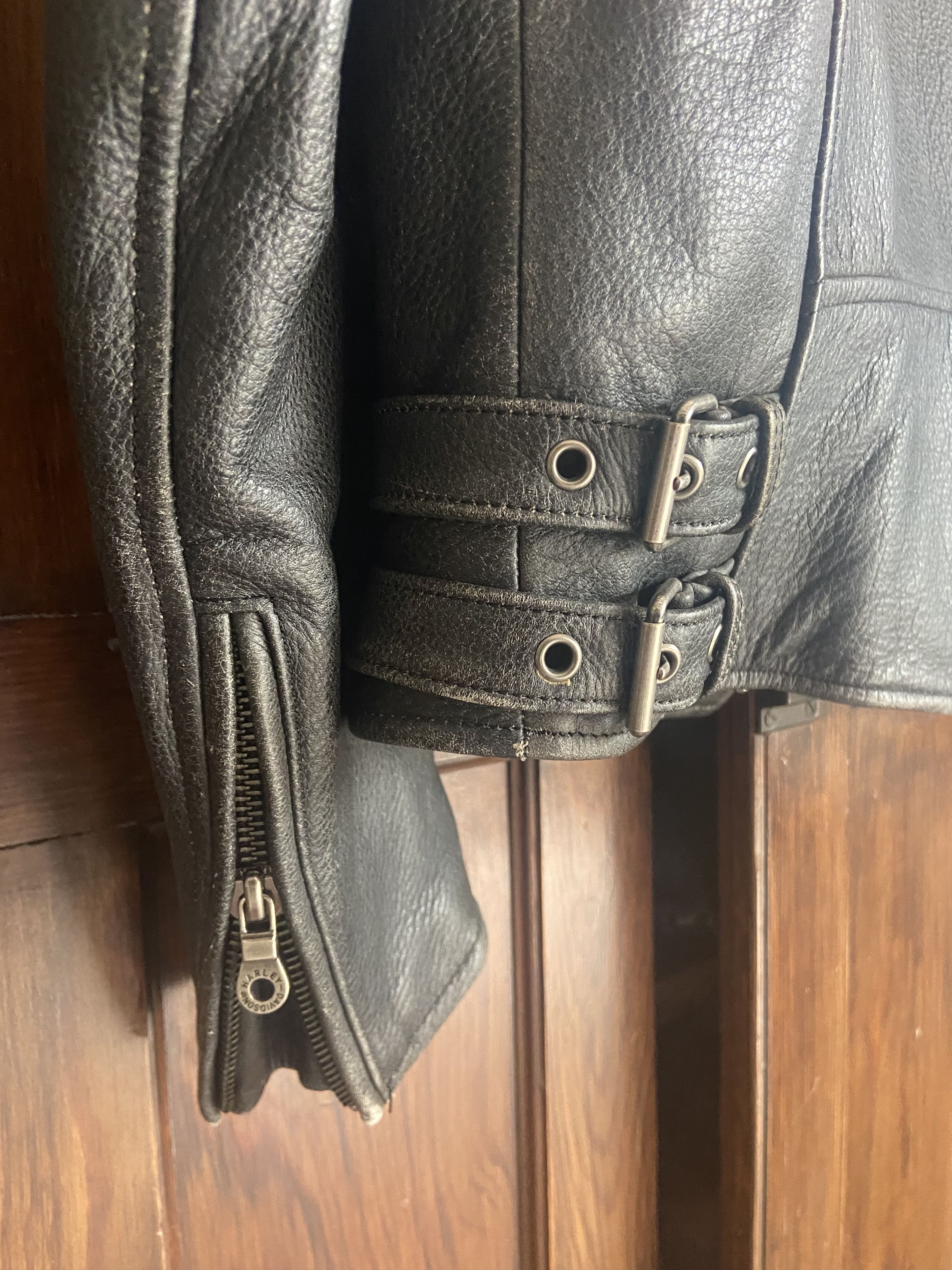 Harley Davidson Harley Davidson Road Hog Leather Motorcycle Jacket Size US S / EU 44-46 / 1 - 4 Thumbnail
