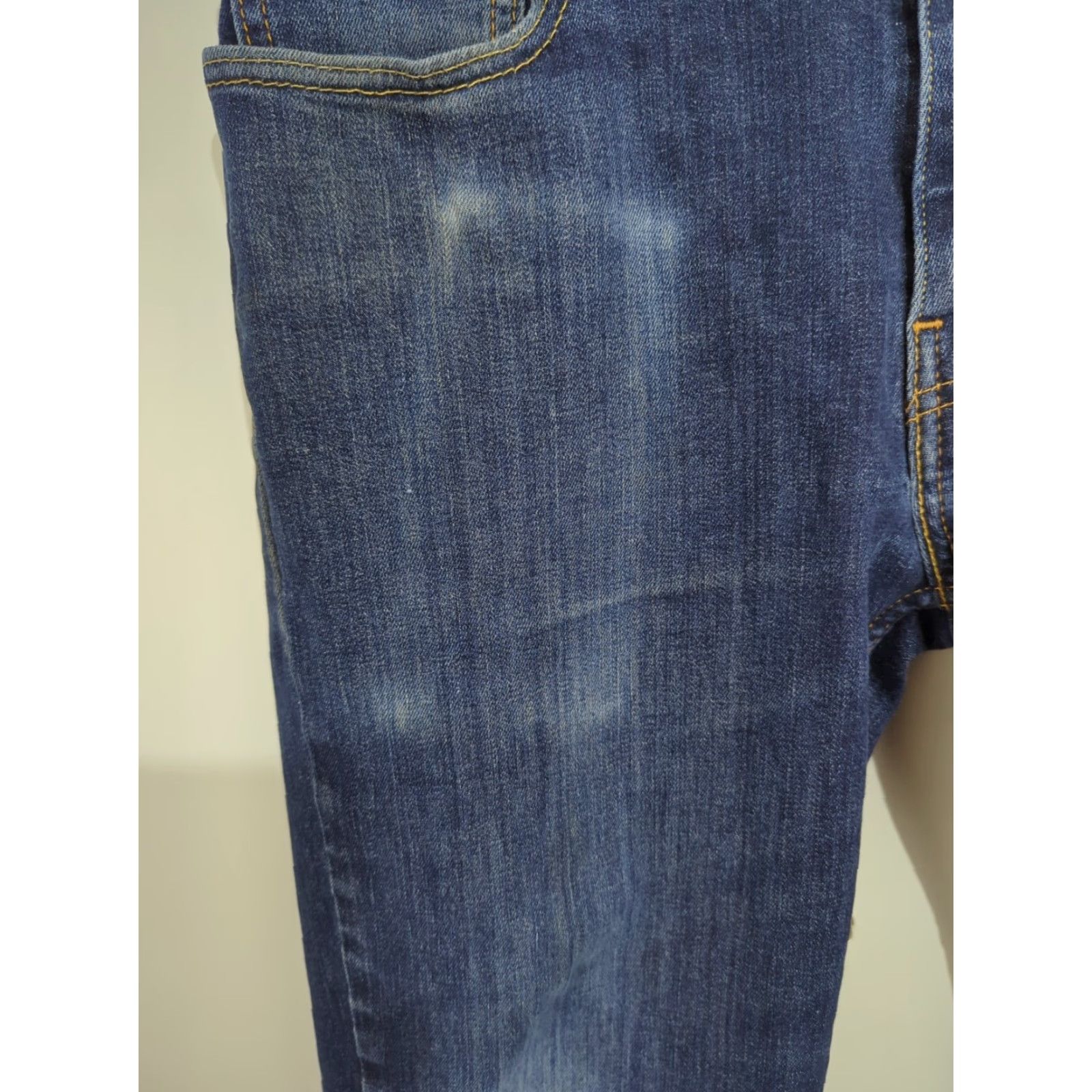 Levi's Levi's 511 Slim Fit Straight Leg Jeans Mens 33x32 Dark Wash Blue Stretch Denim Logo 5-Pocket Vintage No Size US 33 - 4 Thumbnail
