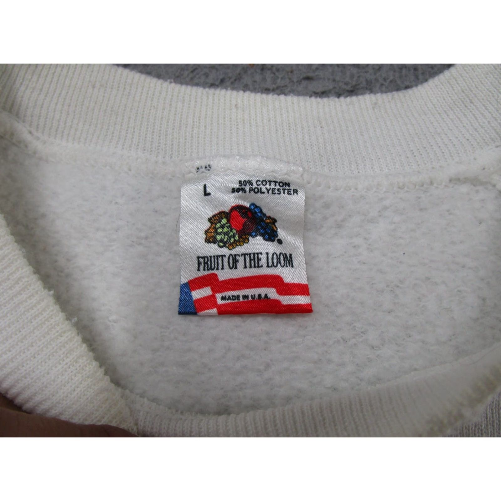 Fruit Of The Loom VTG Miller Hi Life Wisconsin License Plate Raglan Sleeve Sweatshirt L READ Size US L / EU 52-54 / 3 - 3 Thumbnail